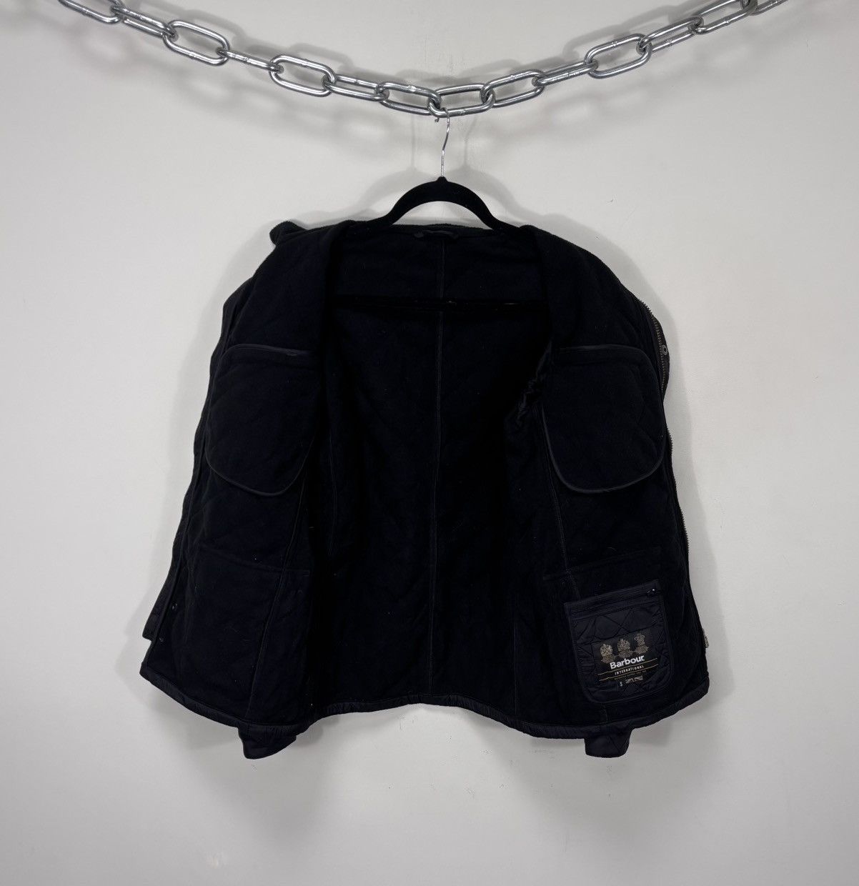 Barbour Barbour International Ariel Polarquilt Men’s Black Jacket Size US S / EU 44-46 / 1 - 14 Thumbnail
