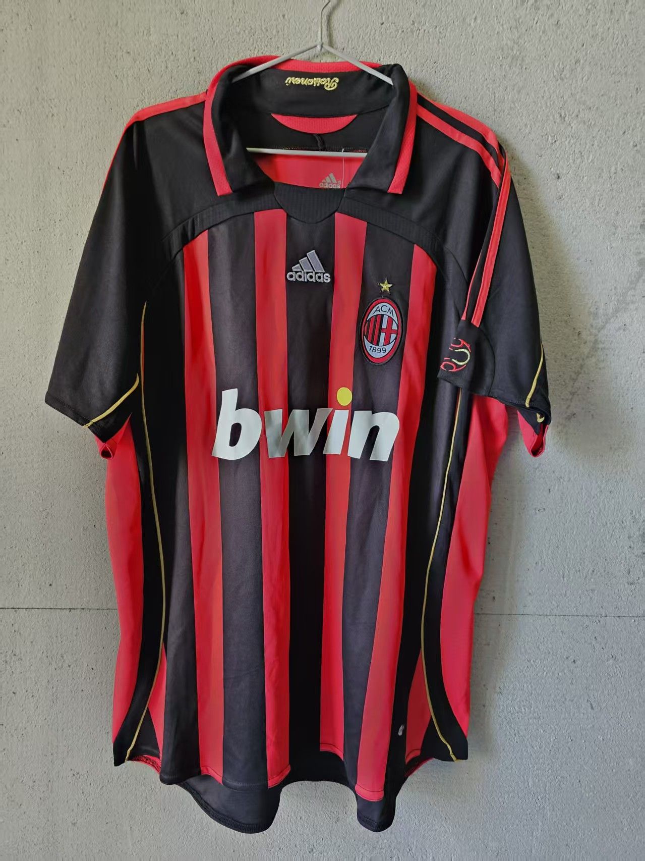 Other 2006 2007 AC Milan #22 Kaka Jersey Home Size US XL / EU 56 / 4 - 2 Thumbnail