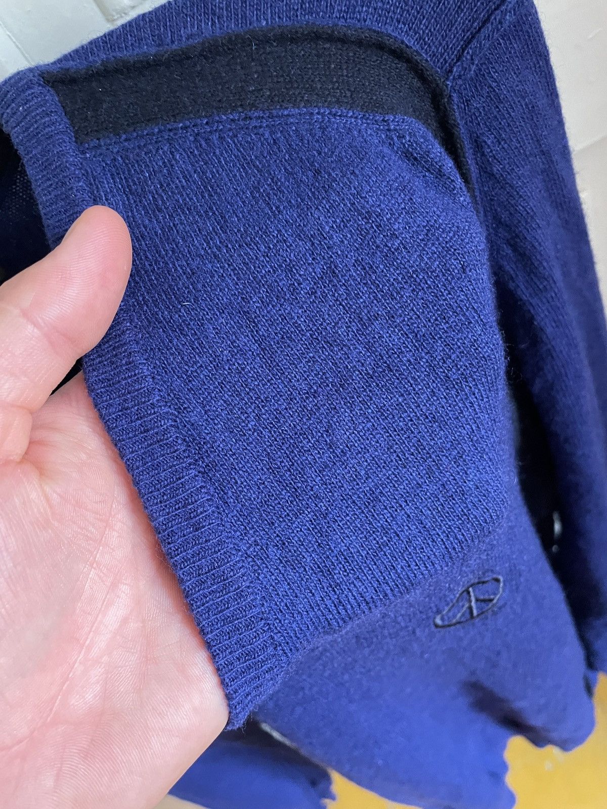 Moschino Love Moschino Men’s Blue Wool Cashmere Sweater Size US S / EU 44-46 / 1 - 14 Thumbnail