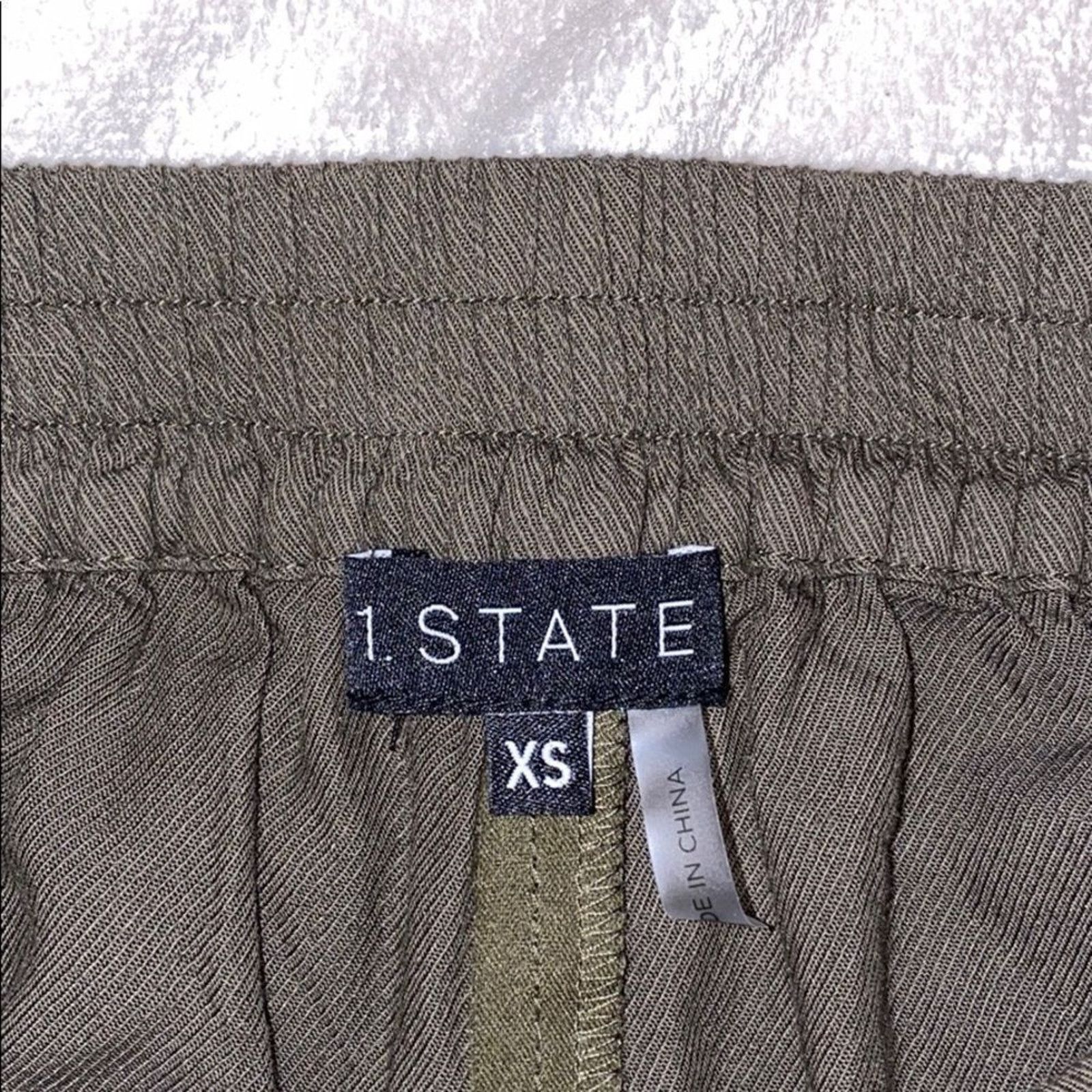 Other 1.State Olive Green Lace-Up Wide-Leg Pants | Sz XS Size 25" / US 0 / IT 36 - 7 Thumbnail
