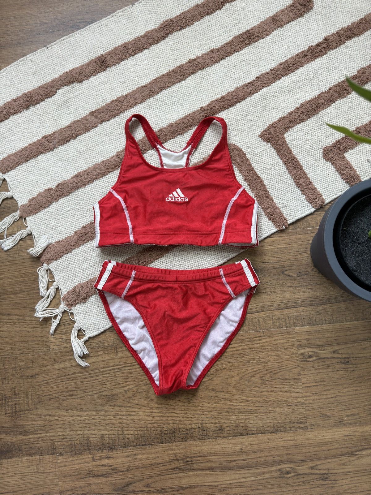 Adidas VINTAGE RARE ADIDAS 00s STYLE SWIMSUIT Size ONE SIZE - 1 Thumbnail