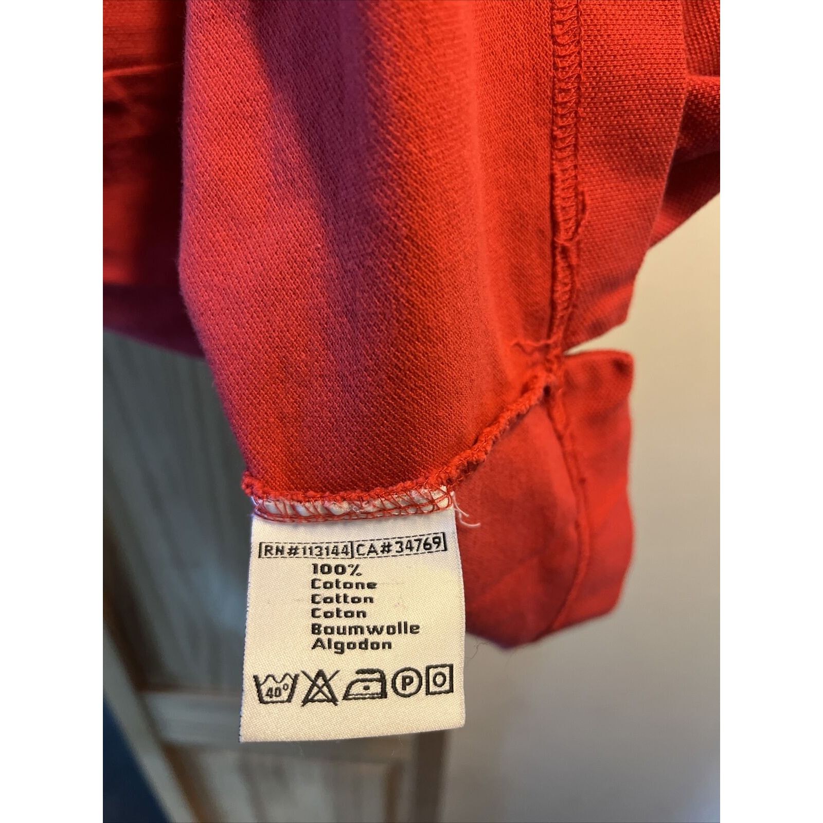 Kappa Robe Di Kappa LA POLO Men’s XL red SS cotton polo shirt Size US XL / EU 56 / 4 - 12 Thumbnail