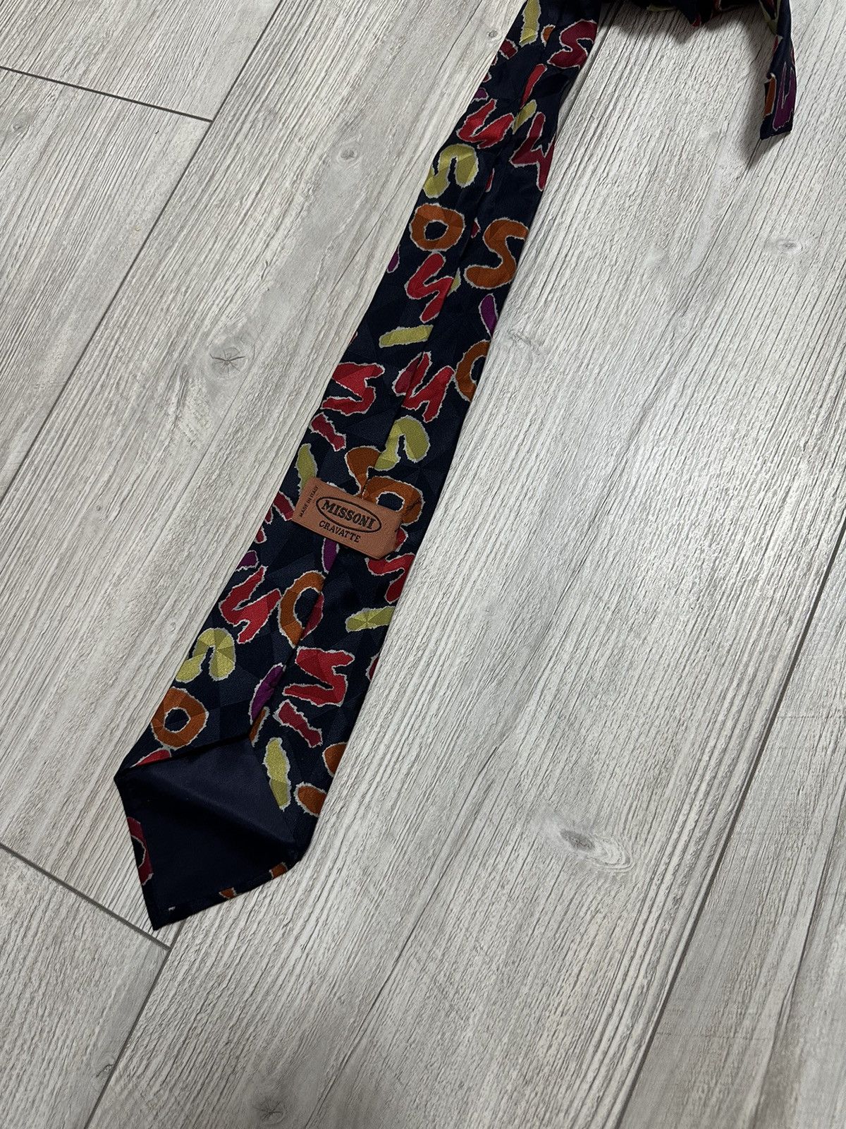 Other Luxury Missoni Cravatte Multicolor Silk Tie Made In Italy Size ONE SIZE - 4 Thumbnail
