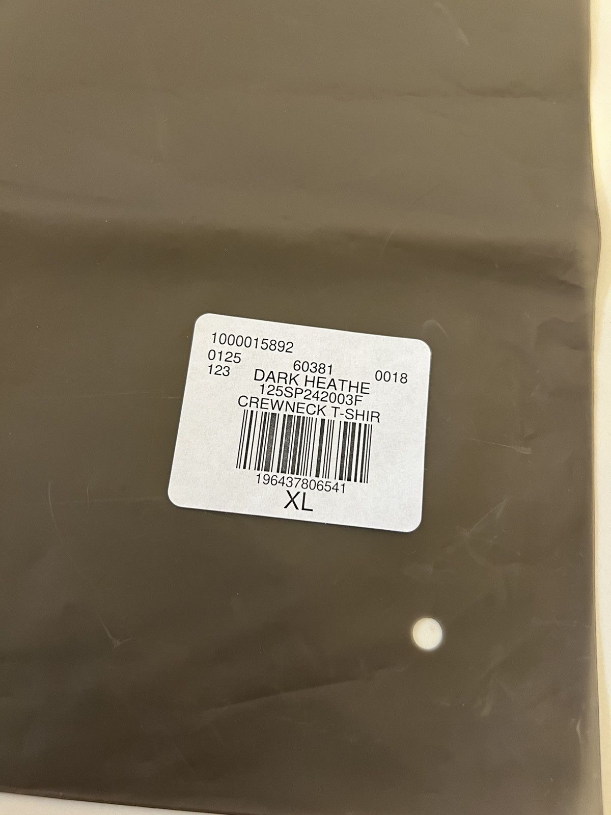 Fear of God Fear Of God Essential Heavy Jersey Tee Dark Heather Oatmeal Size US XL / EU 56 / 4 - 14 Thumbnail
