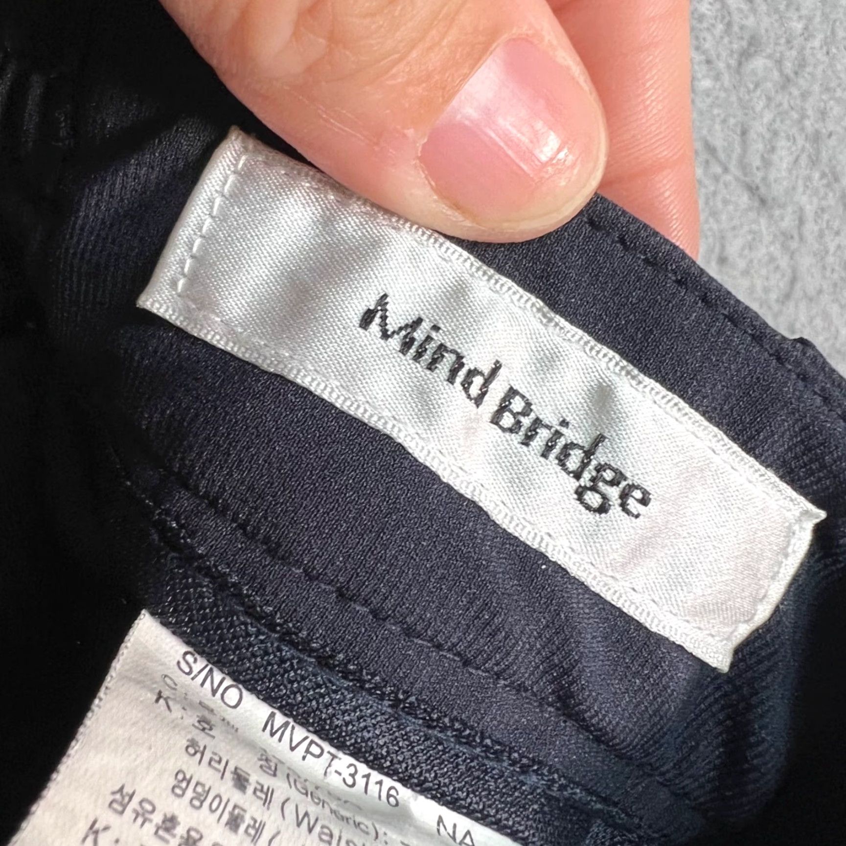 Vintage Mind Bridge Mens Size 30 Blue Pleated Dress Pants Polyester Blend Straight Leg Size US 30 / EU 46 - 3 Thumbnail