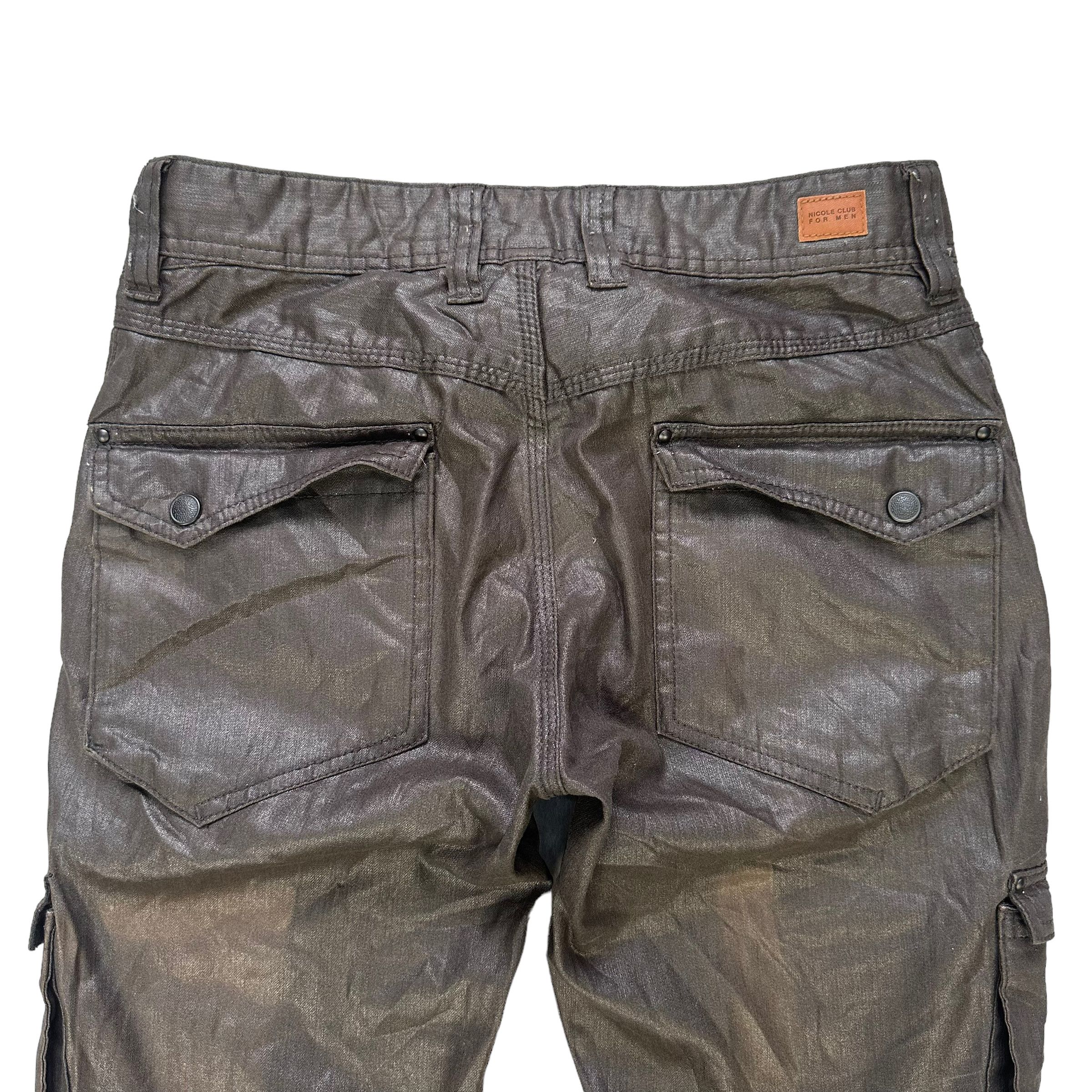 Nicole Club NICOLE CLUB FOR MEN MULTIPOCKET CARGO PANT #8639-018 Size US 31 - 12 Thumbnail