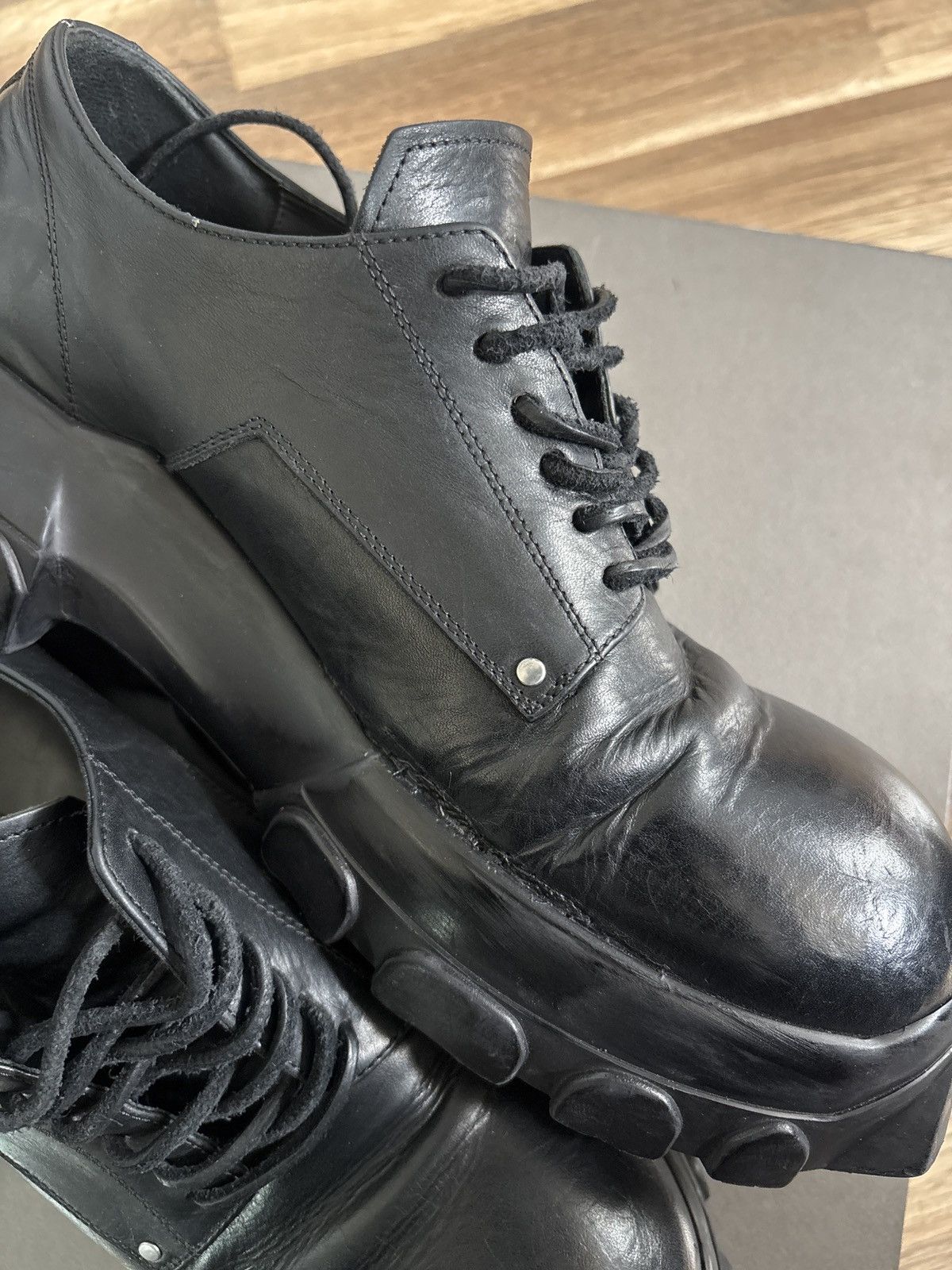 Rick Owens Rick Owens Bozo Tractor Shoe - Size 44 Size US 11 / EU 44 - 2 Thumbnail