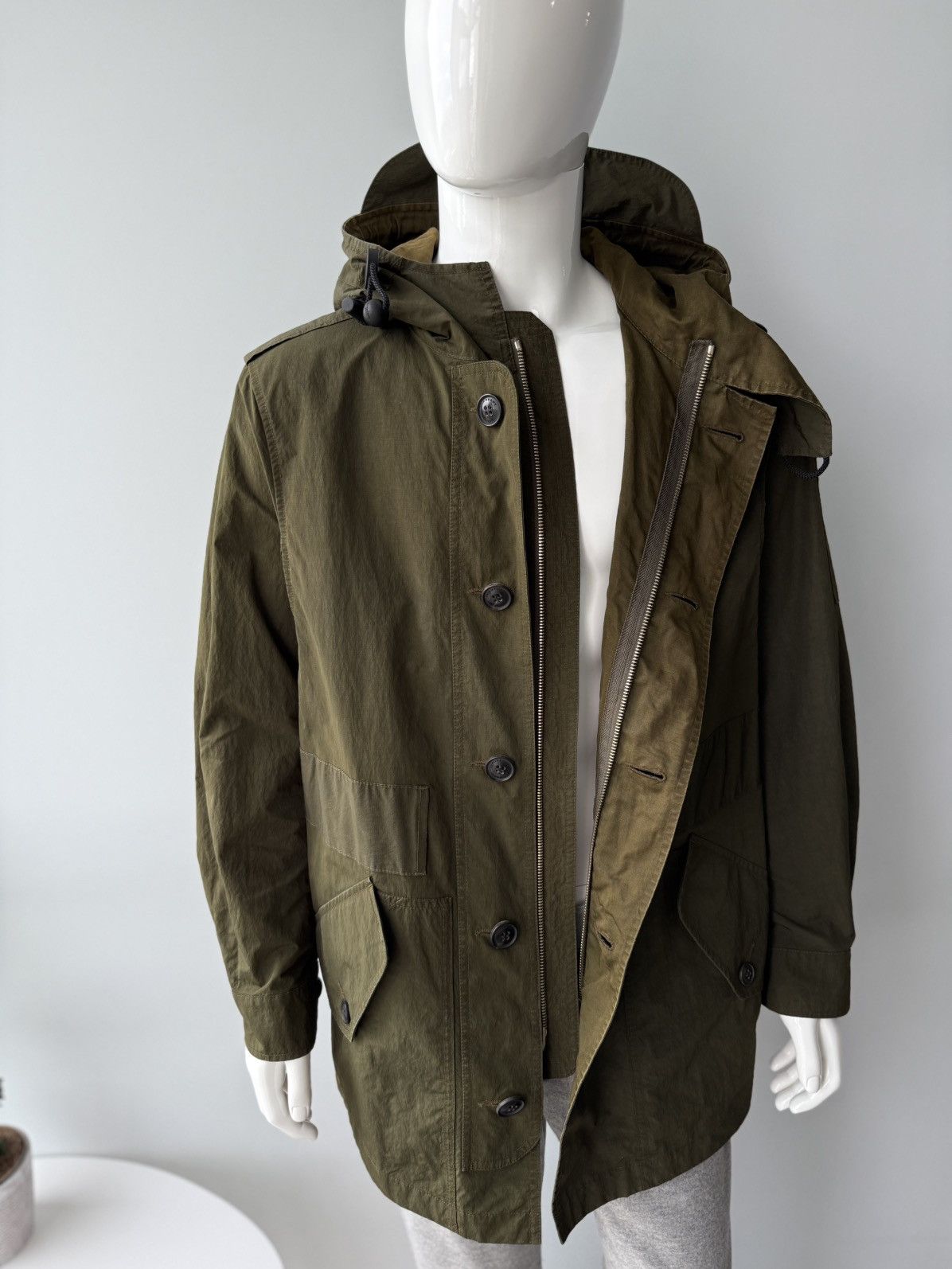 Burberry RRP $1900 Burberry Wool Blend Military Belted Parka L Size US L / EU 52-54 / 3 - 7 Thumbnail