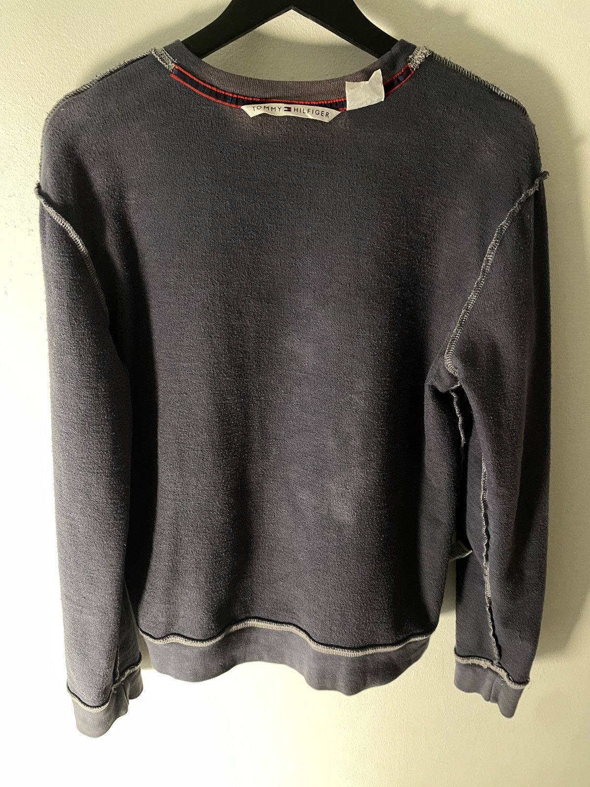 Tommy Hilfiger × Vintage Vintage Faded Debranded Tommy Hilfiger Crewneck Size US S / EU 44-46 / 1 - 10 Thumbnail