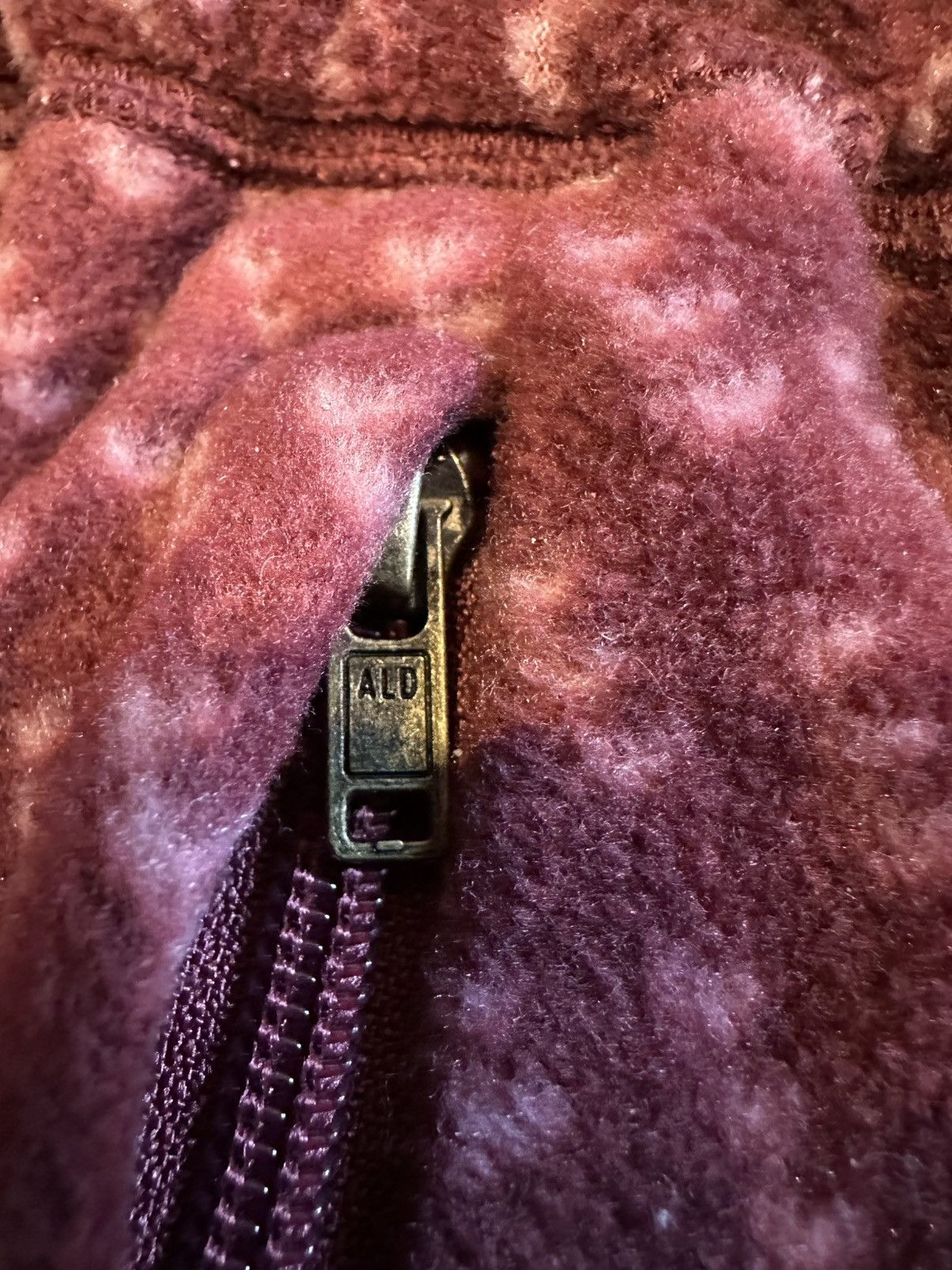 ALD Aime Leon Dore Fleece Pants SMALL Burgundy/Win