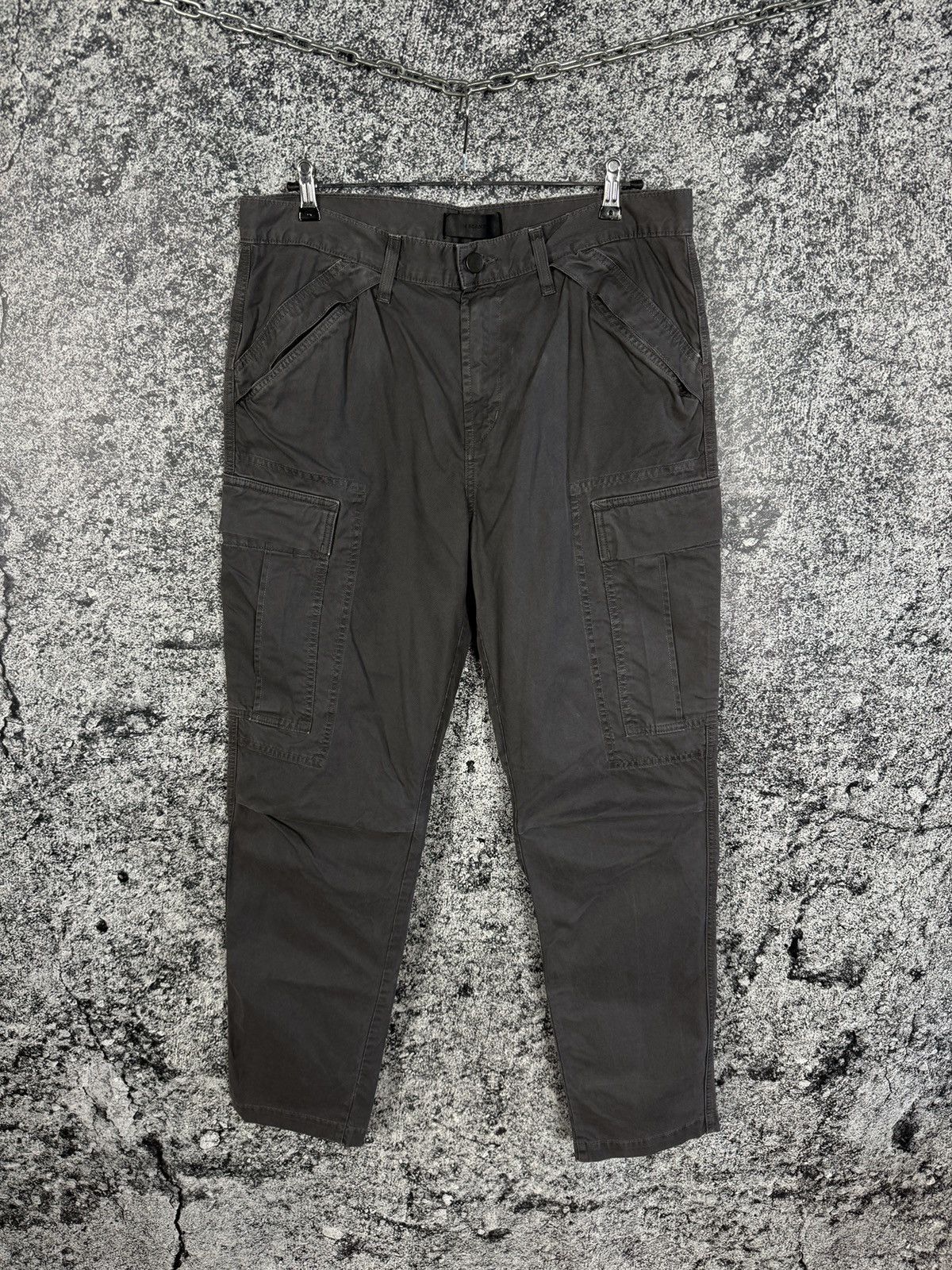 J Brand J Brand Cargo Pants Vintage Y2K Streetwear Gray Size 34 Size US 34 / EU 50 - 1 Thumbnail
