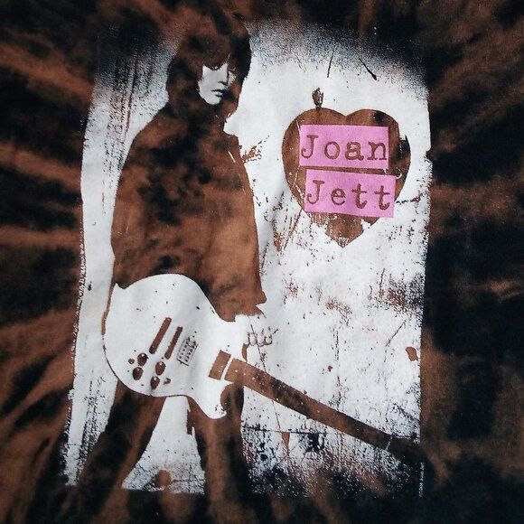 Vintage Joan Jett Reverse Tie Dye T-Shirt