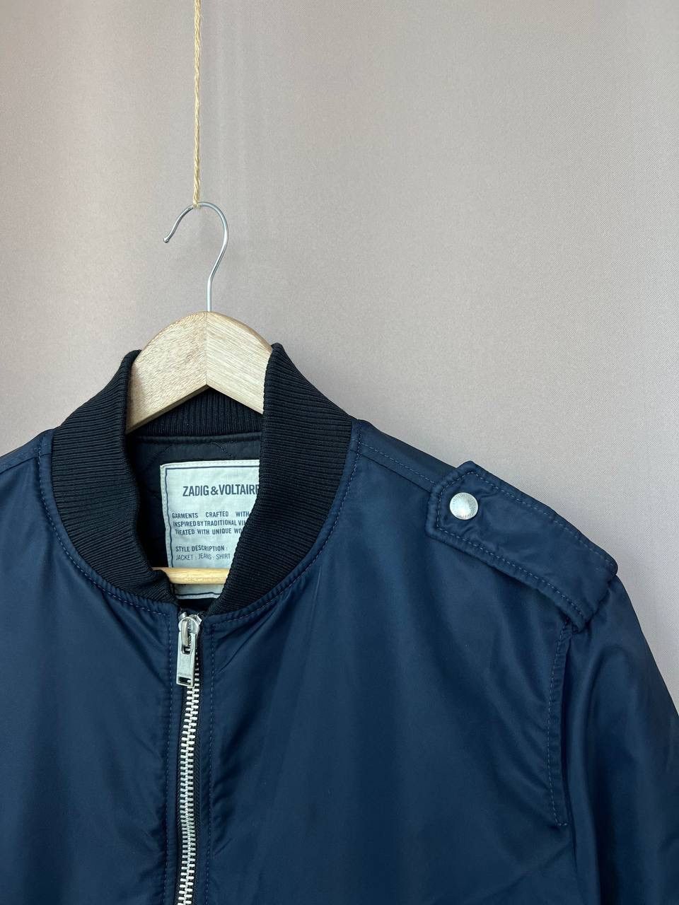Zadig & Voltaire Zadig & Voltaire Benet Twill Bomber Men's Size L Jacket Size US L / EU 52-54 / 3 - 6 Thumbnail