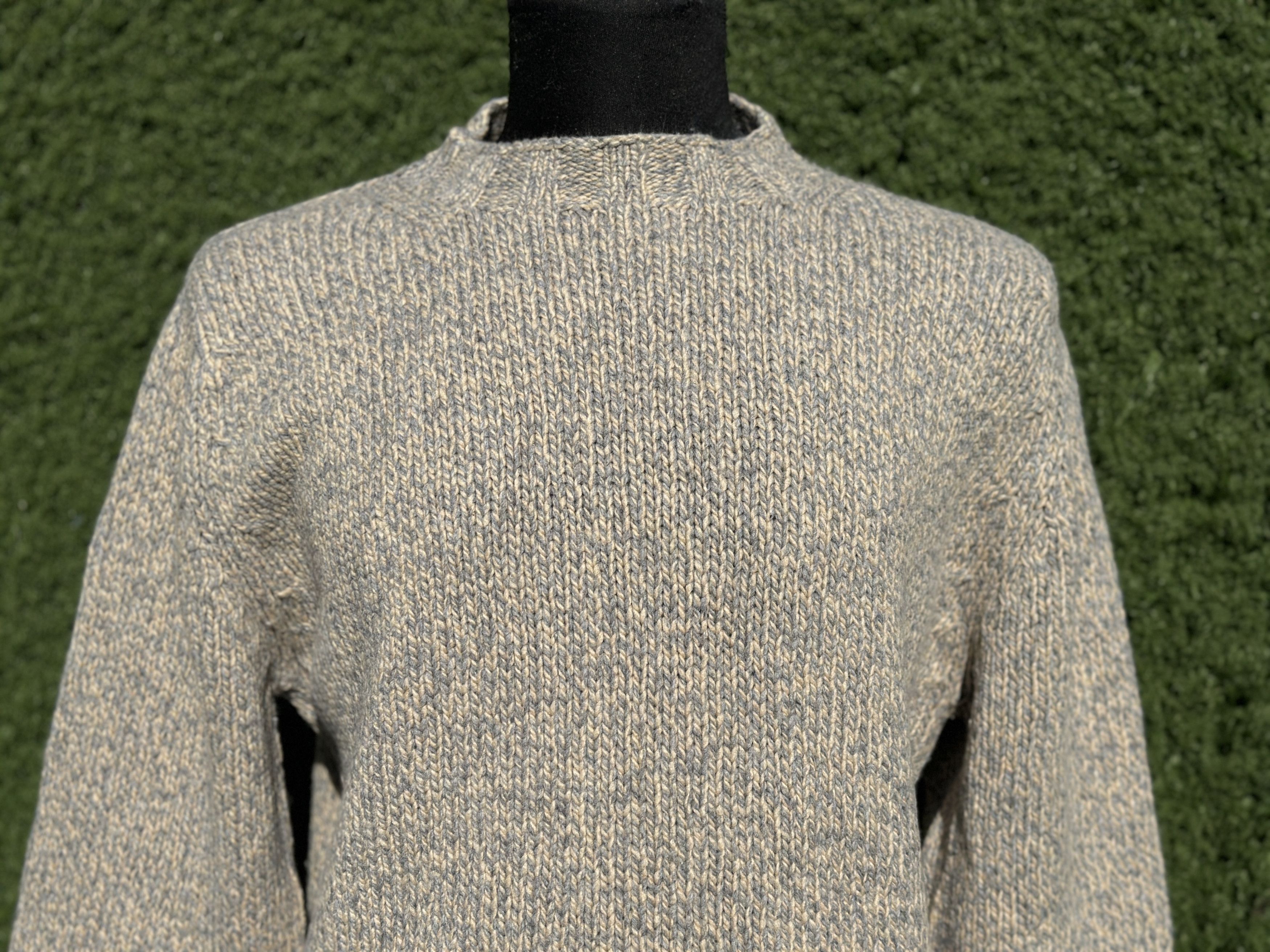 Loewe Loewe Marled Wool Raglan Sweater Heavy Knit Size 52 L XL Size US L / EU 52-54 / 3 - 4 Thumbnail