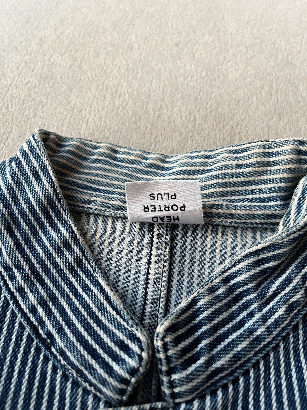 Head Porter Head Porter Plus Chore Jacket Hickory Denim Size US XL / EU 56 / 4 - 9 Thumbnail
