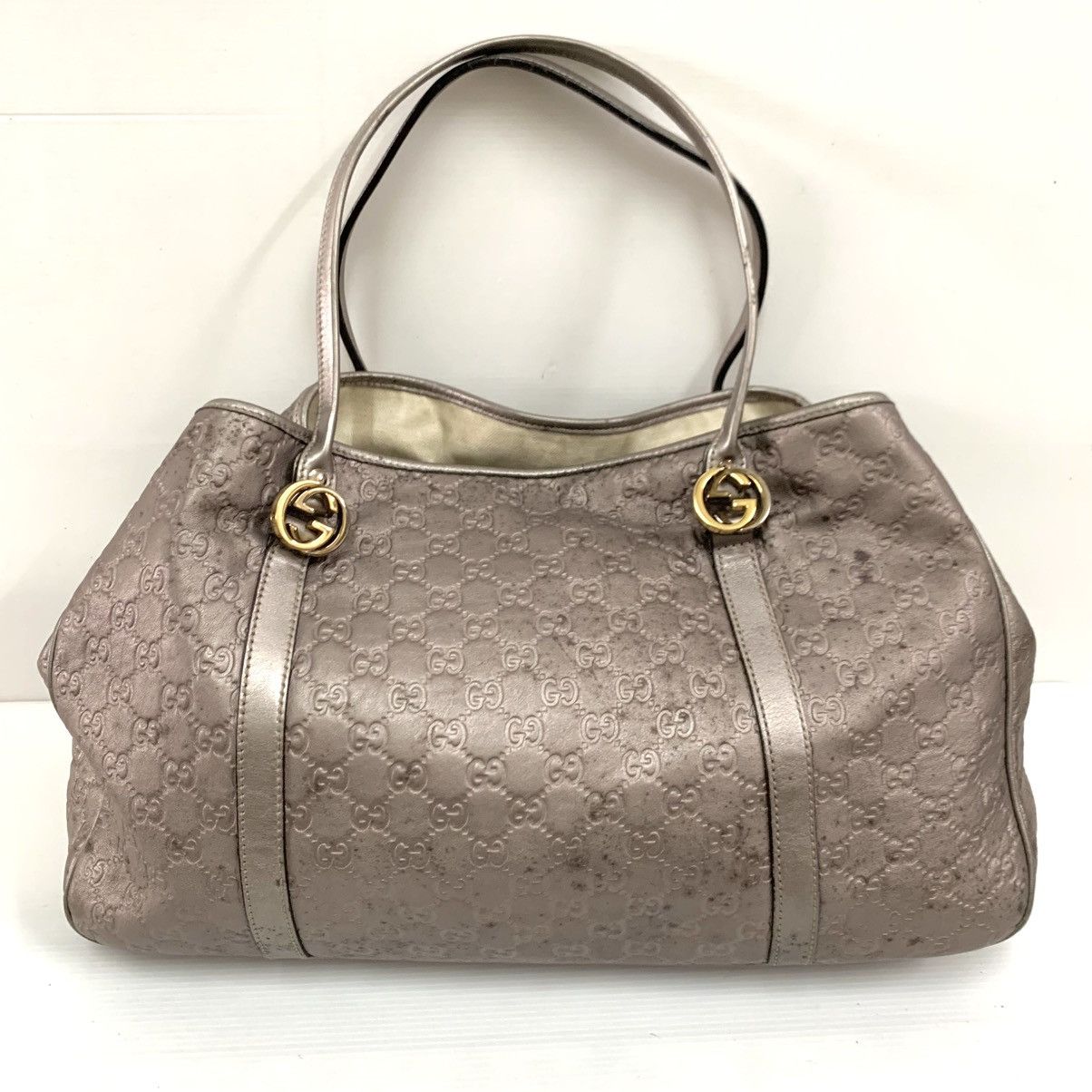 Gucci Gucci Monogram Leather Shoulder Bag Size ONE SIZE - 1 Thumbnail
