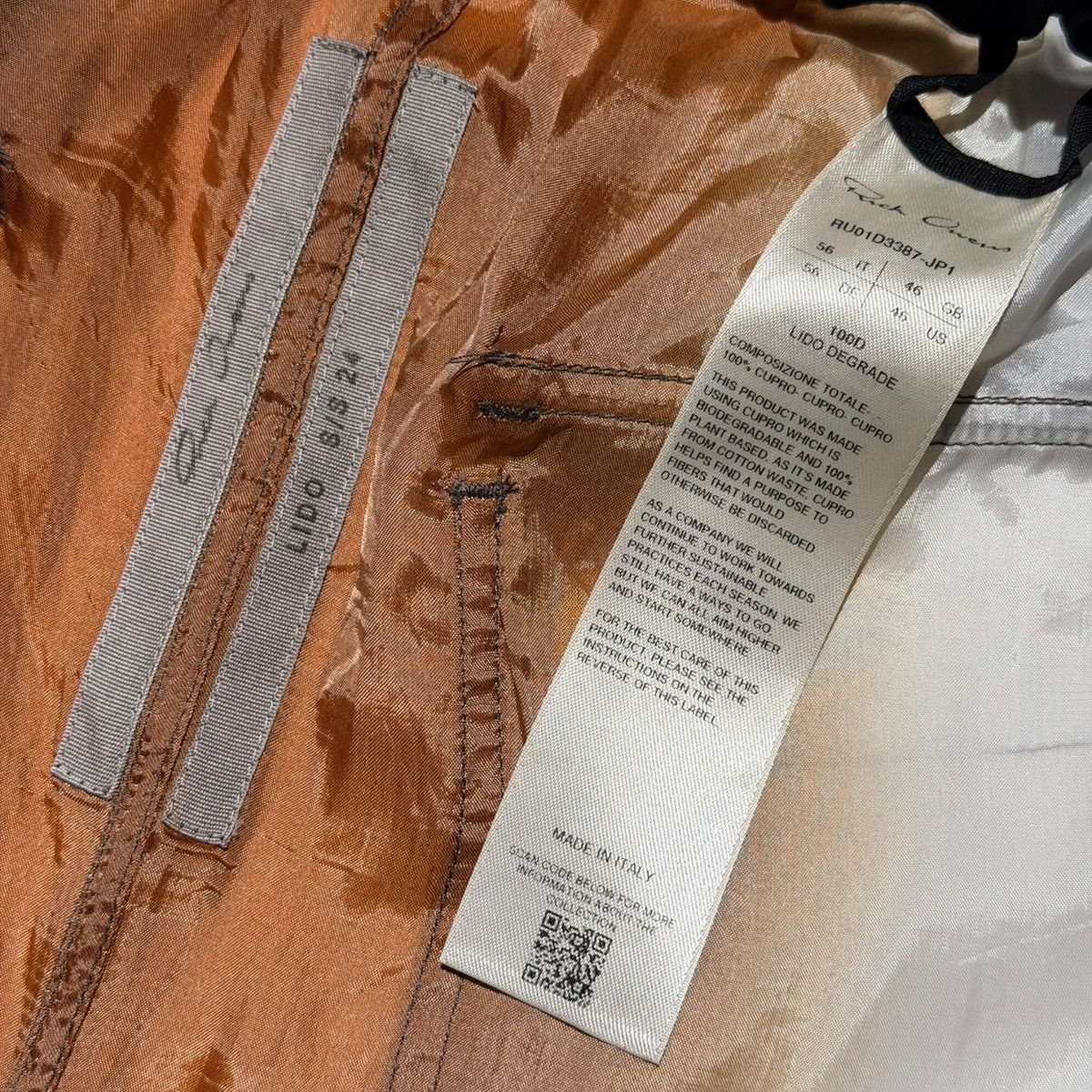 Rick Owens SS24 Lido wide leg bela pant Size US 36 / EU 52 - 3 Thumbnail