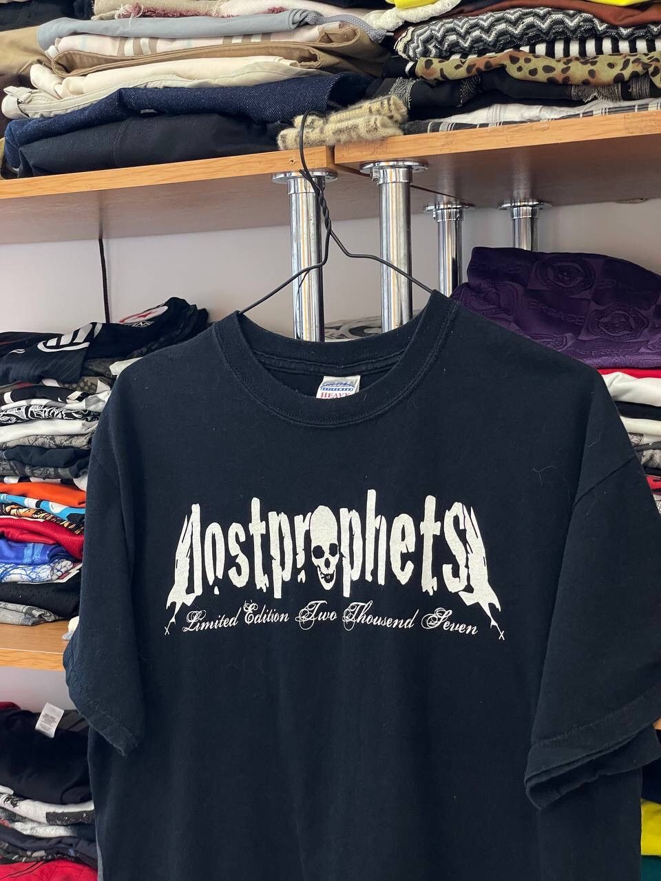 Vintage LOSTPROPHETS Foofighters Skulls Emo Tour 00s T shirt Size US L / EU 52-54 / 3 - 6 Thumbnail