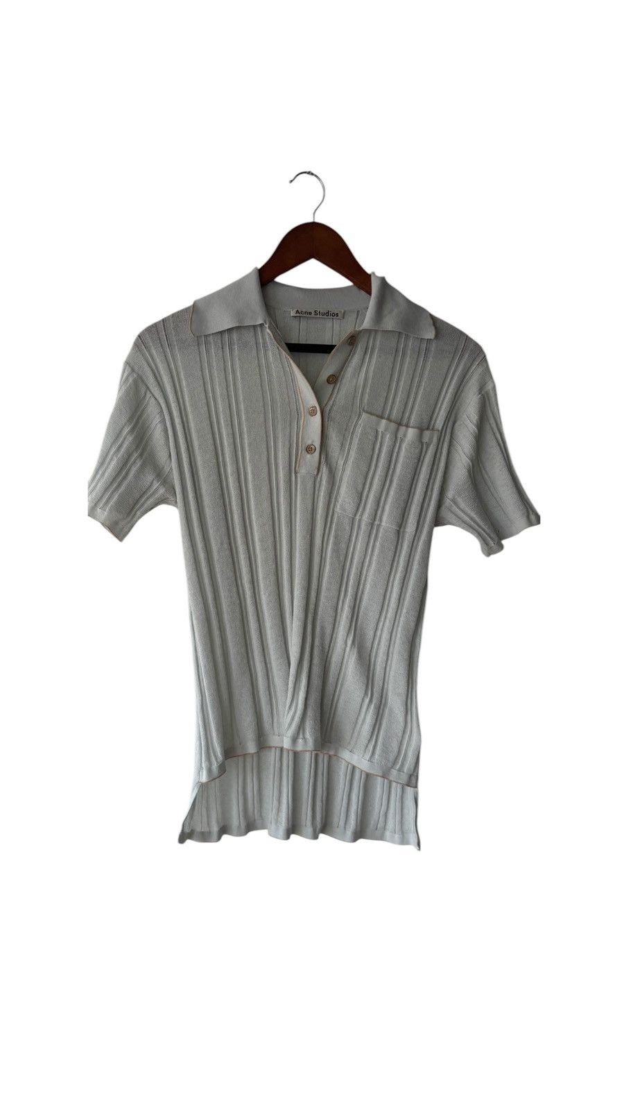 Acne Studios Acne studios pleated collared shirt Size XS / US 0-2 / IT 36-38 - 2 Thumbnail