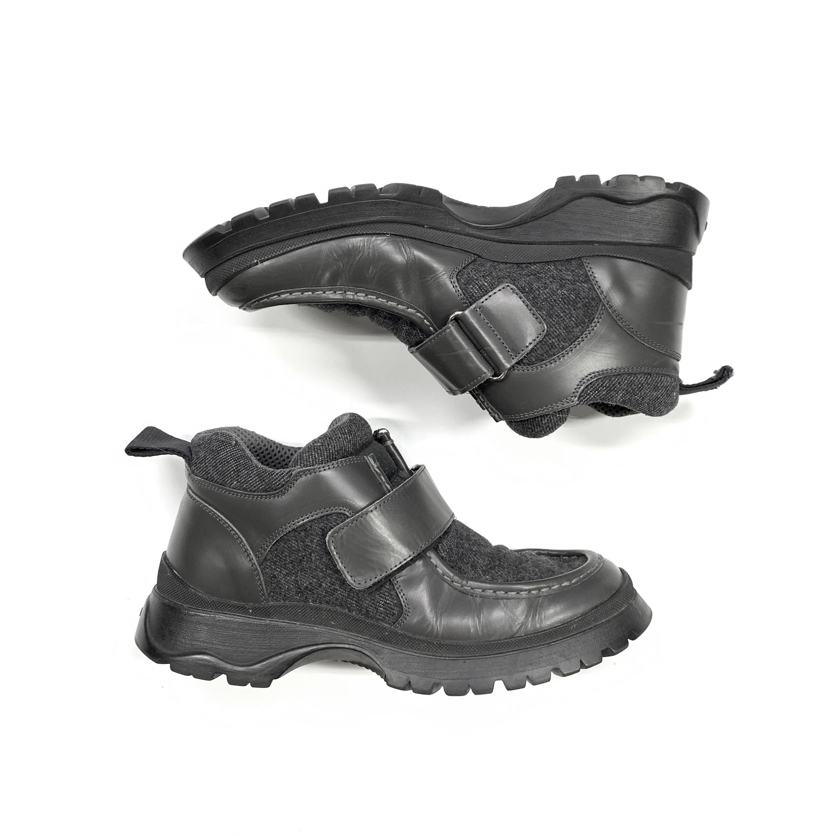 Prada Vtg Velcro Strap Trekking Boots Size US 9 / IT 39 - 10 Thumbnail