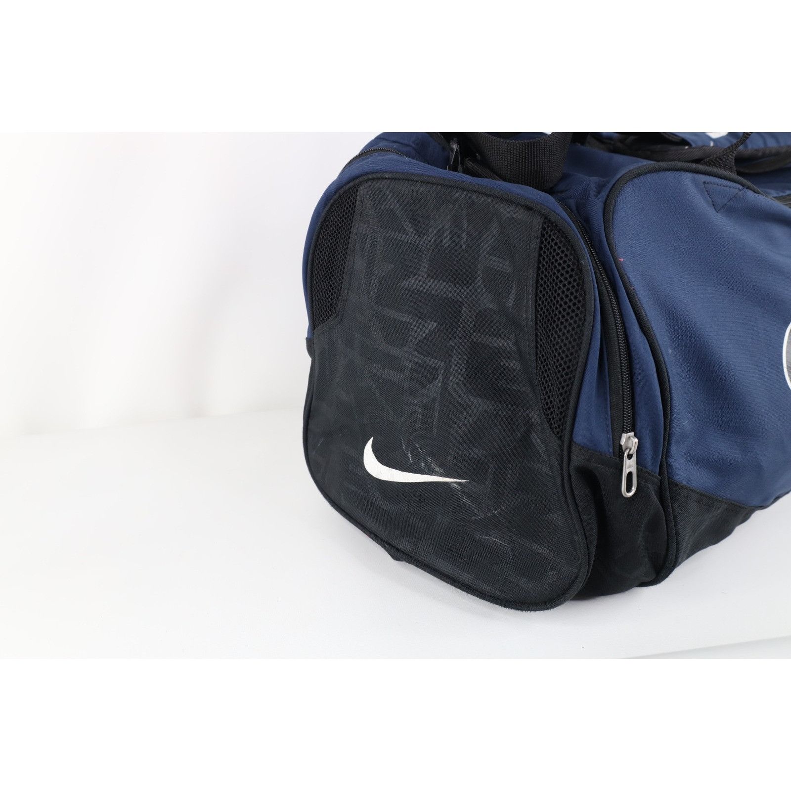 Nike Vintage Nike Faded Travis Scott Big Swoosh Logo Duffel Bag Size ONE SIZE - 5 Thumbnail