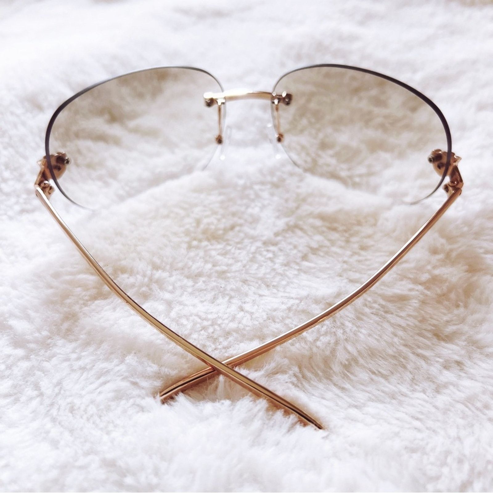 Other Ophelia Clear Floral Chic Sunglasses Size ONE SIZE - 9 Thumbnail