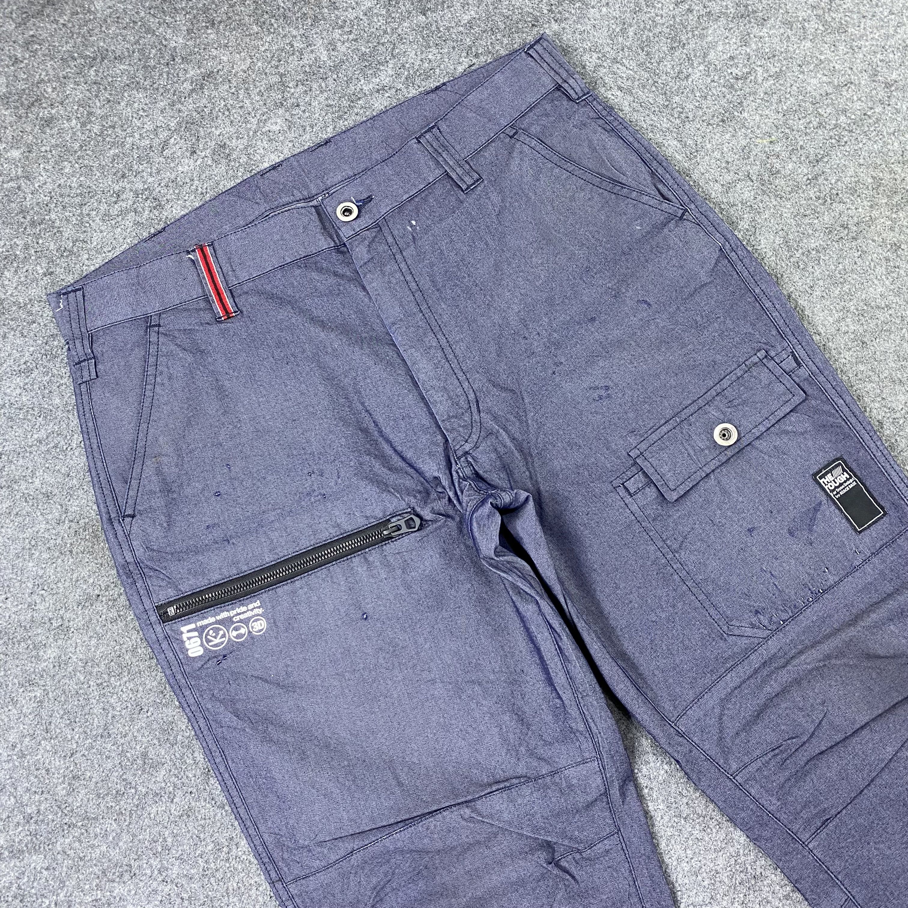 Japanese Brand Tough Stretch Cargo Pants Gorpcore-C006 Size US 36 / EU 52 - 3 Thumbnail