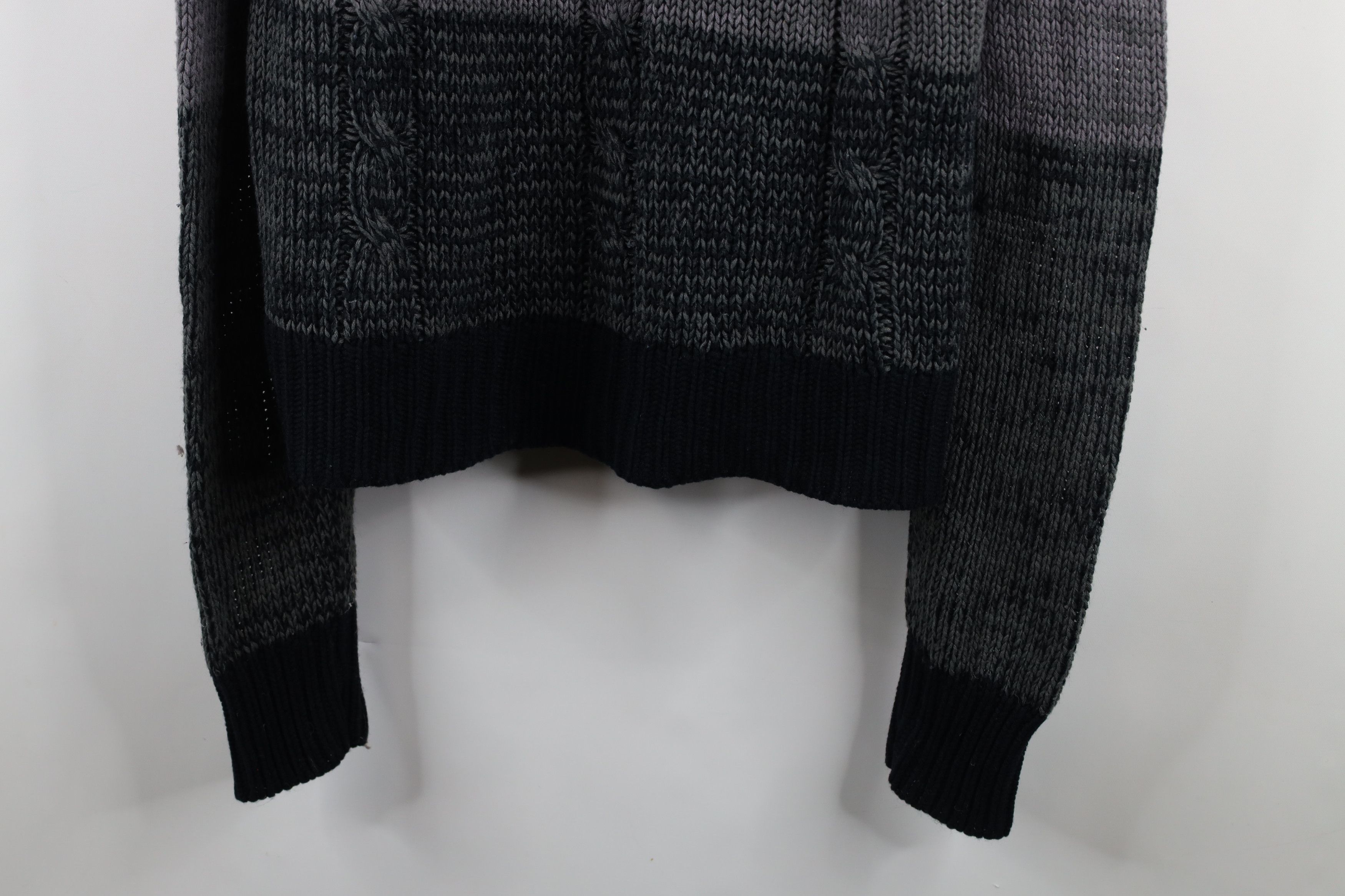 Vintage Vintage 70s Streetwear Ribbed Cable Knit Crewneck Sweater Size US XL / EU 56 / 4 - 4 Thumbnail