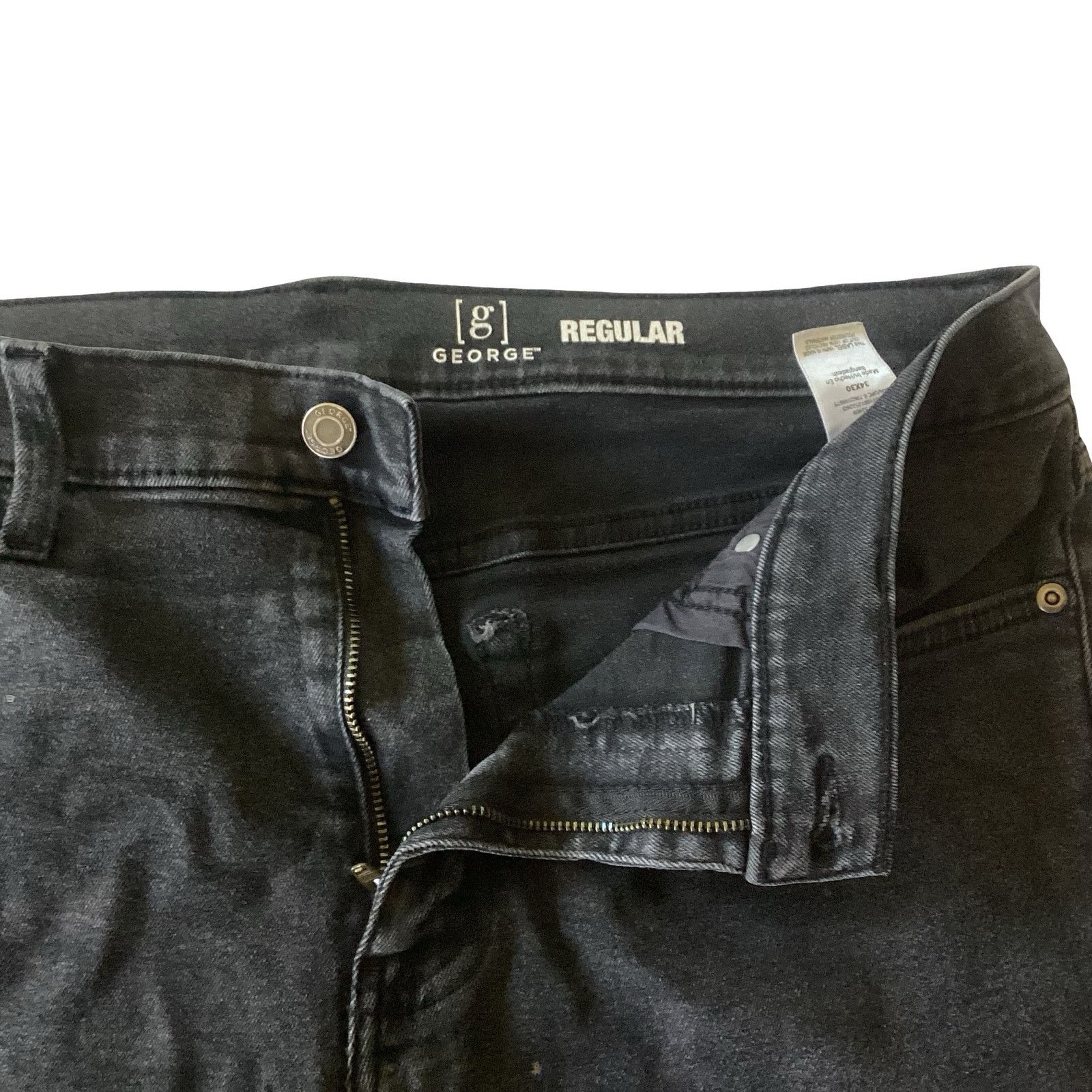 George George Regular Straight Jeans, 34x30 Size US 34 / EU 50 - 5 Thumbnail
