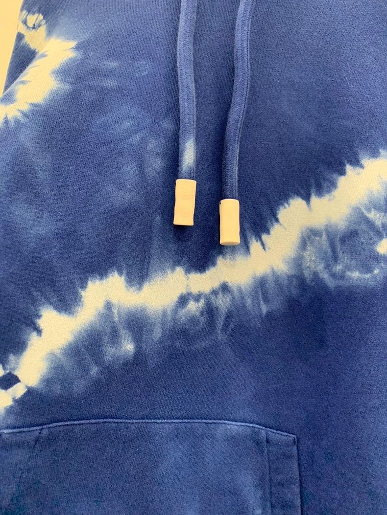 Louis Vuitton Louis Vuitton Blue Tie-Dye Logo Hoodie- Size M / US 6-8 / IT 42-44 - 3 Thumbnail