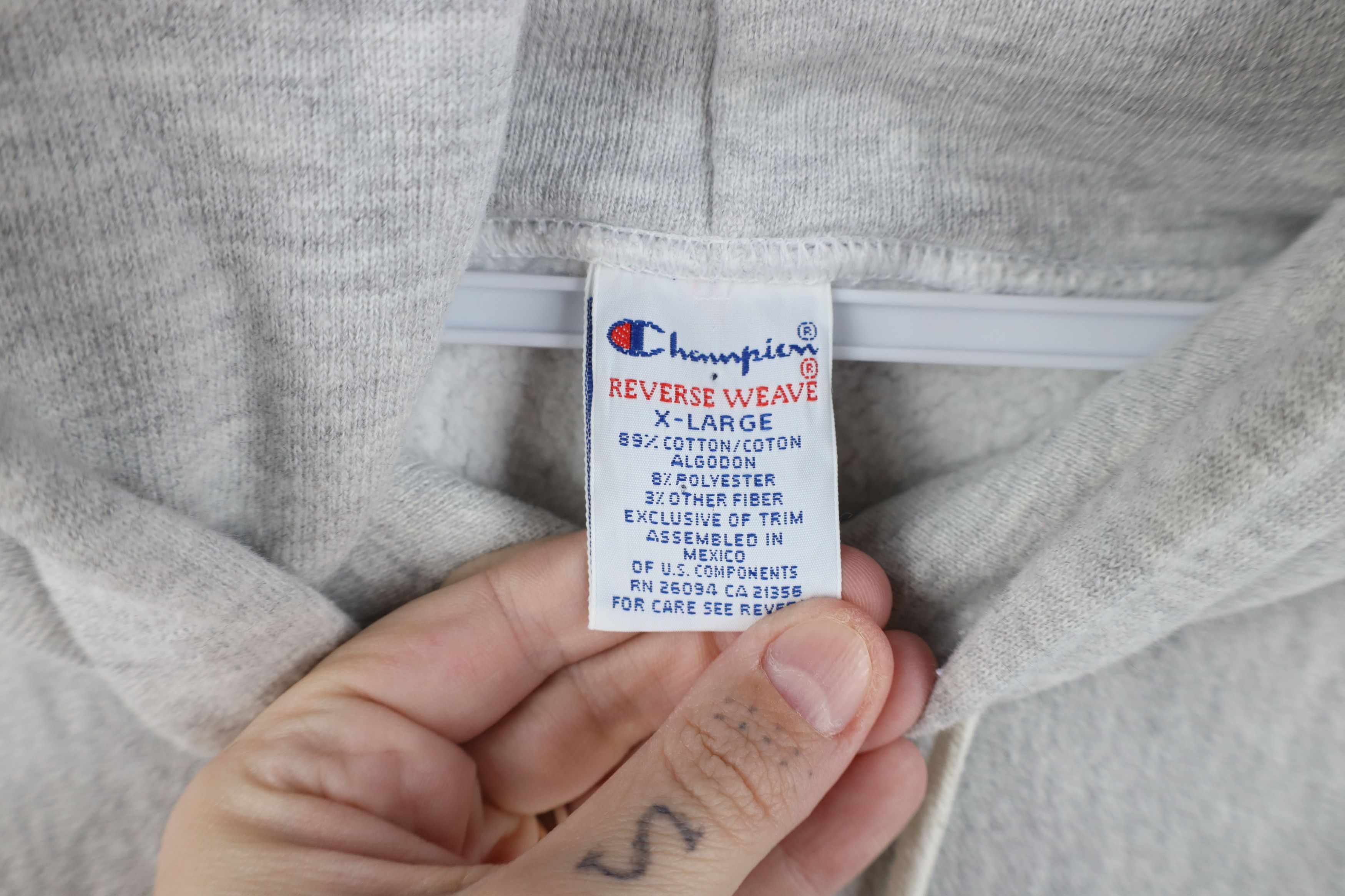 Champion × Vintage Vintage 80s Champion Reverse Weave Sweatshirt Heather Gray Size US XL / EU 56 / 4 - 6 Thumbnail