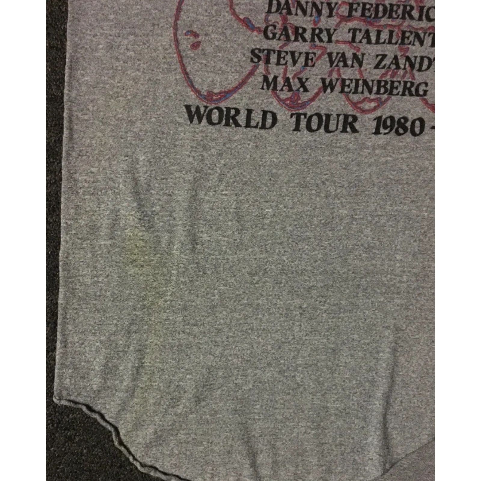 Vintage VINTAGE Bruce Springsteen World Tour Shirt M 1980s 70s Blue Raglan Concert Rock Grunge 80s 90s Music Retro Rock N Roll USA Mens Size US M / EU 48-50 / 2 - 7 Thumbnail