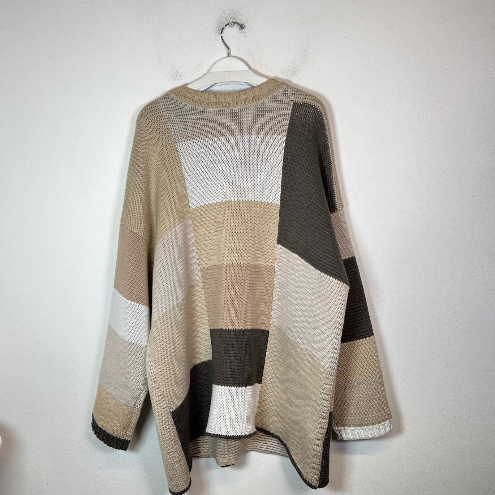 Jacquemus Jacquemus Brown Check Knit Sweater Size L Size US XL / EU 56 / 4 - 2 Thumbnail