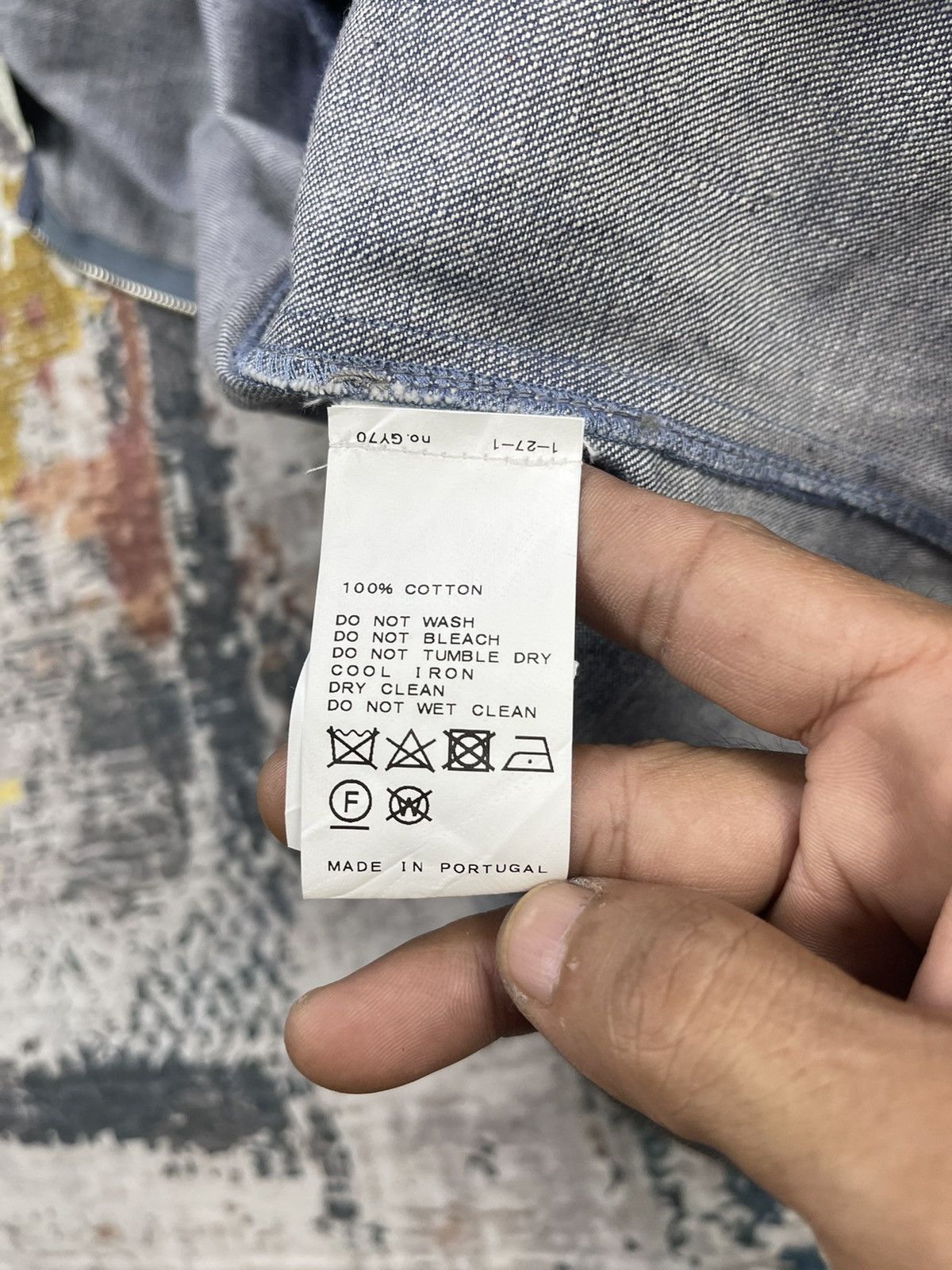 Lemaire Plastron Chambray Denim Jackets