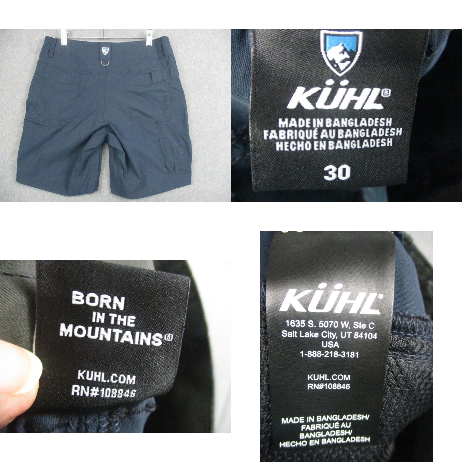 Vintage Kuhl Shorts 30 Blue 5121 Hiking Nylon Stretch Outdoor Cargo Mens Size US 30 / EU 46 - 8 Thumbnail