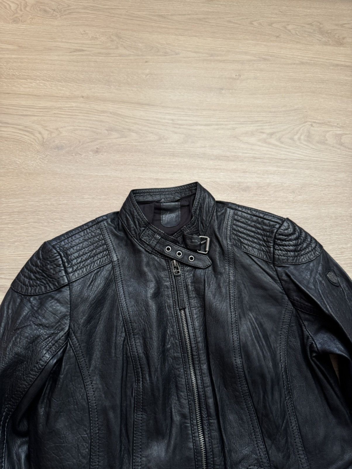 Gypsy Vintage 00’s Gipsy y2k Women’s Genuine Leather Moto Jacket Size M / US 6-8 / IT 42-44 - 3 Thumbnail