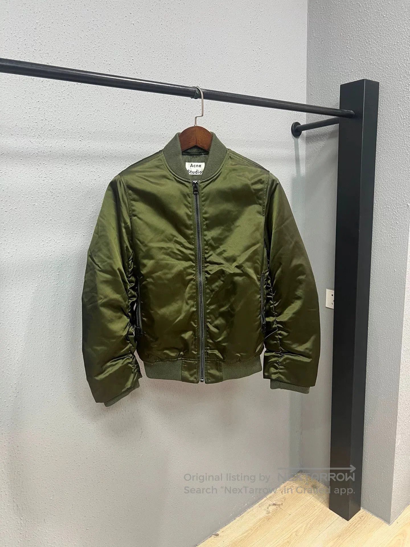 Acne Studios olive green bomber jacket from Acne Studios. Size US S / EU 44-46 / 1 - 1 Thumbnail
