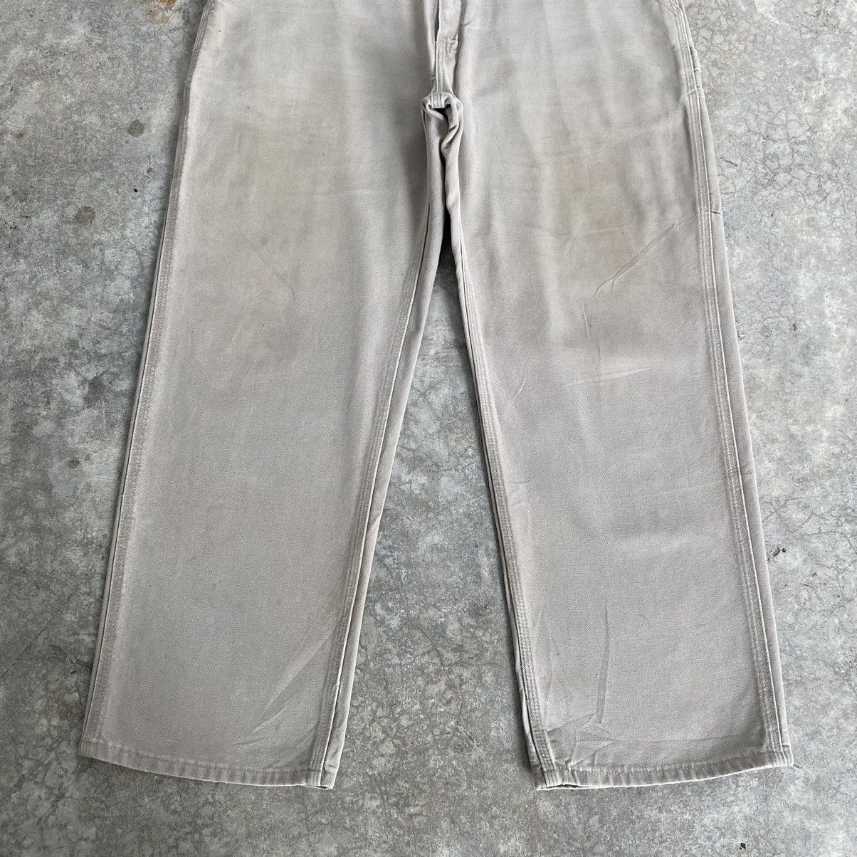 Carhartt Vintage Carhartt Desert Grey Carpenter Workwear Pants Size US 36 / EU 52 - 5 Thumbnail