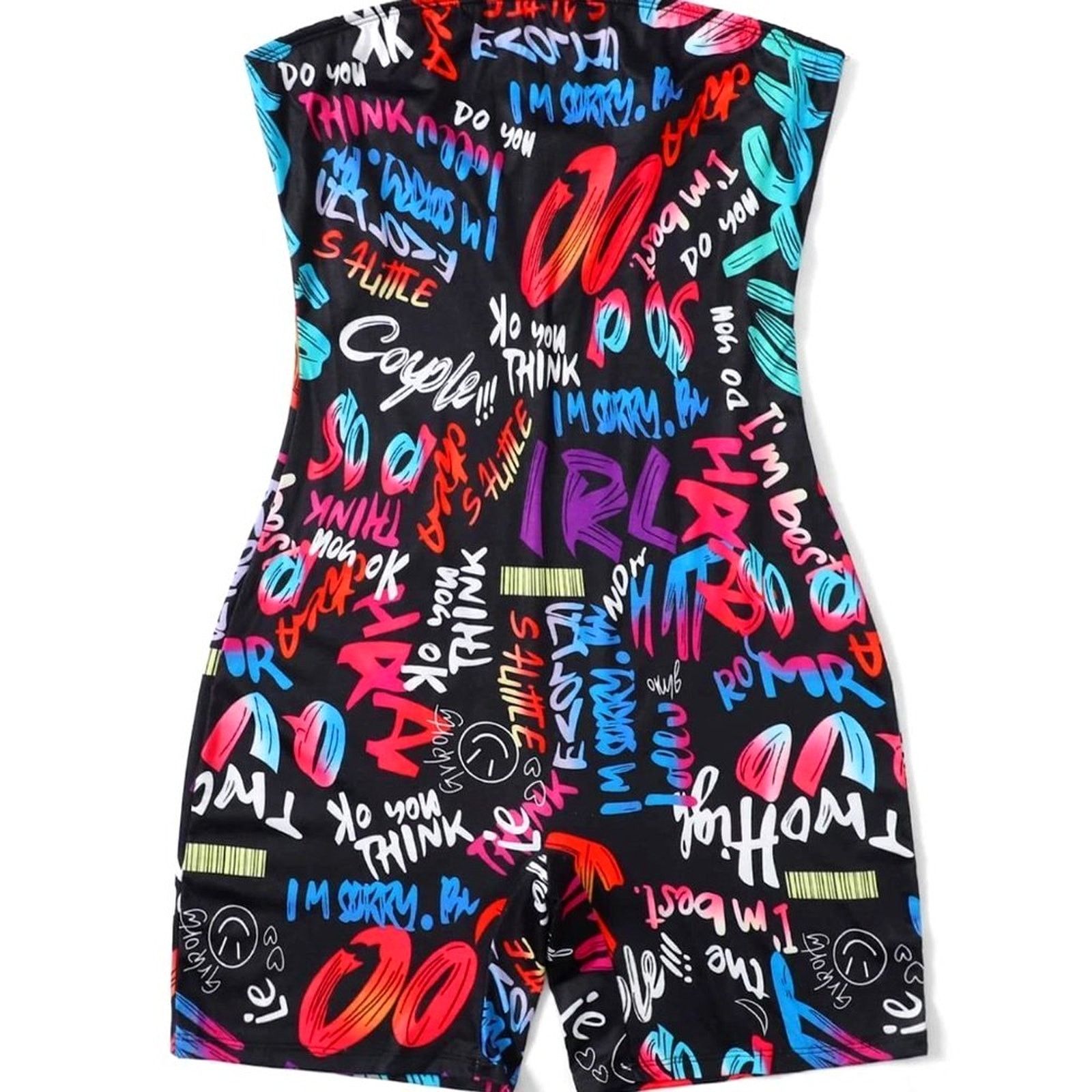 Other Coolane Letter Graphic Tube Romper size 12 Size 34" / US 12 / IT 48 - 3 Thumbnail