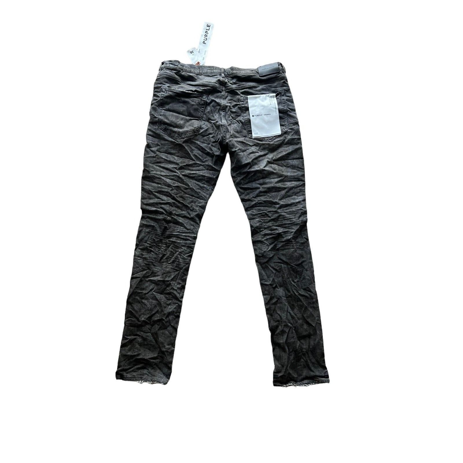 Purple Brand Purple Brand Jeans Mens Slim Fit P001 Gray Size 38/34 Size US 38 / EU 54 - 3 Thumbnail