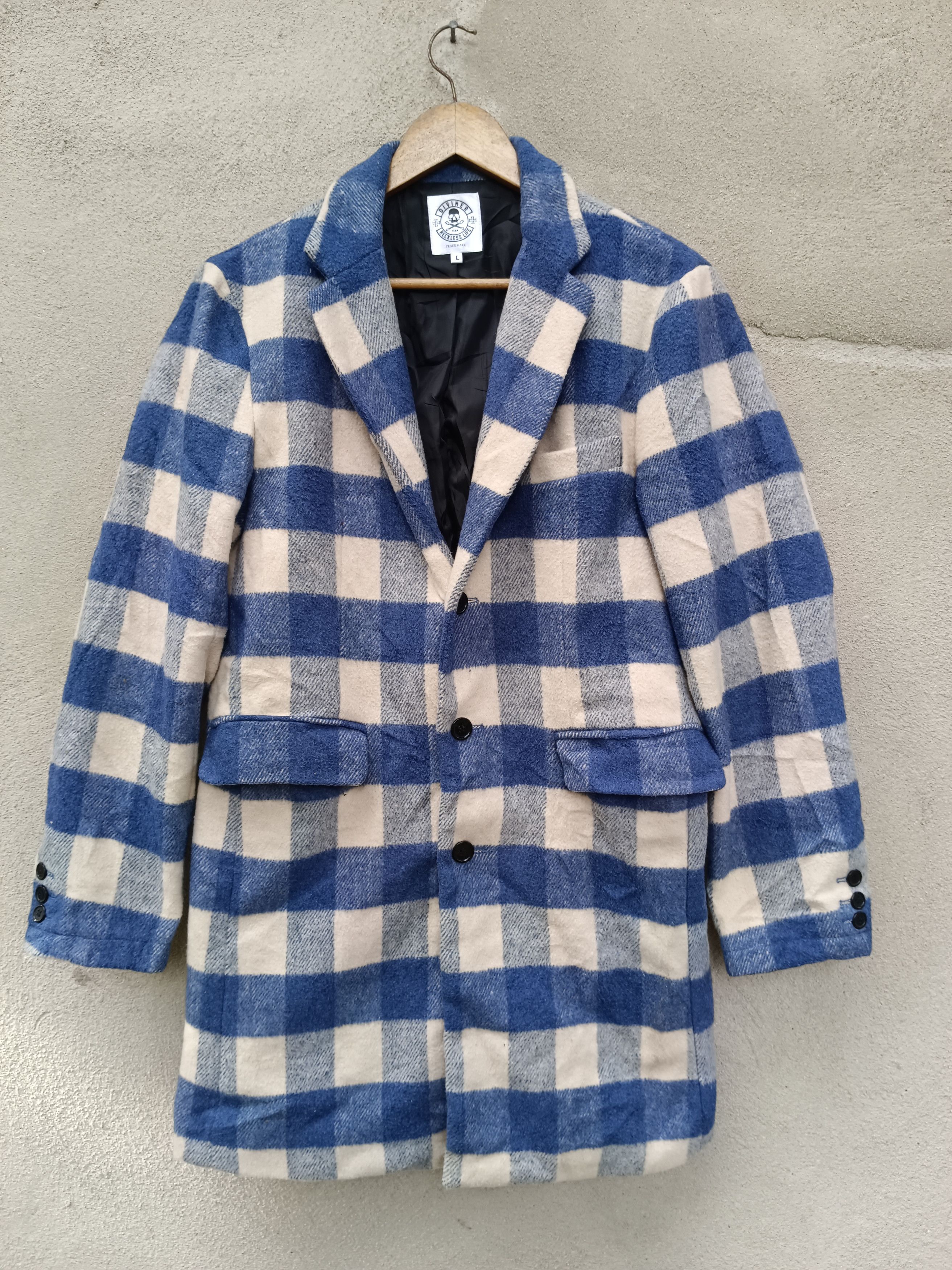 Japanese Brand × Le Grande Bleu (L.G.B.) × Yohji Yamamoto Japanese brand Diviner Reckless Life Long Coat Size US L / EU 52-54 / 3 - 1 Thumbnail