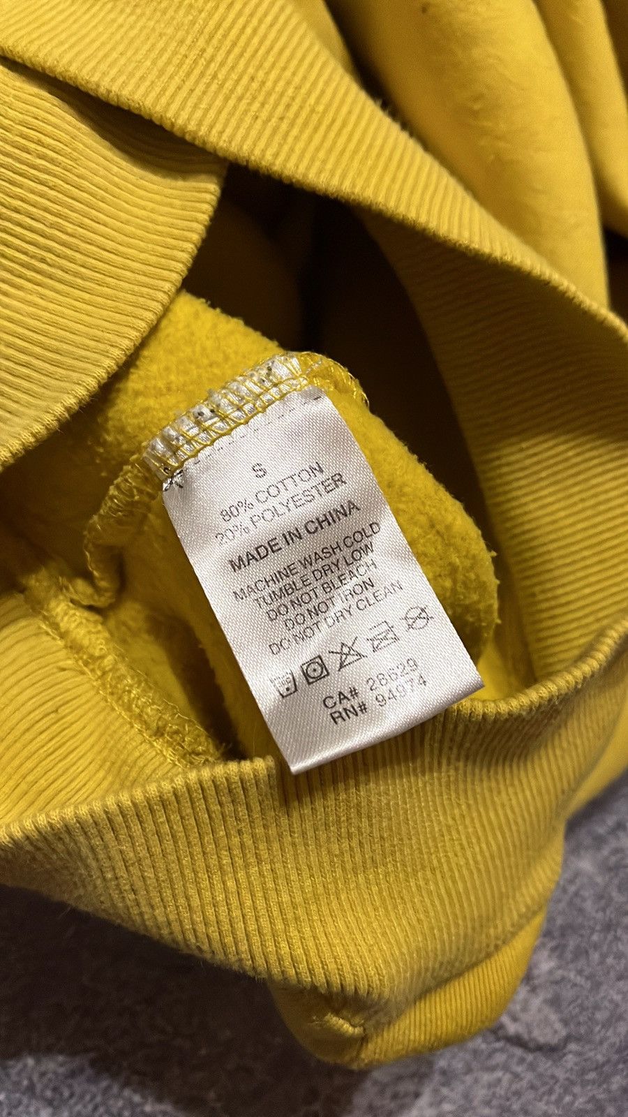 Stussy × Vintage Y2K Yellow Stussy Big logo Y2K Hoodie Size US S / EU 44-46 / 1 - 8 Thumbnail