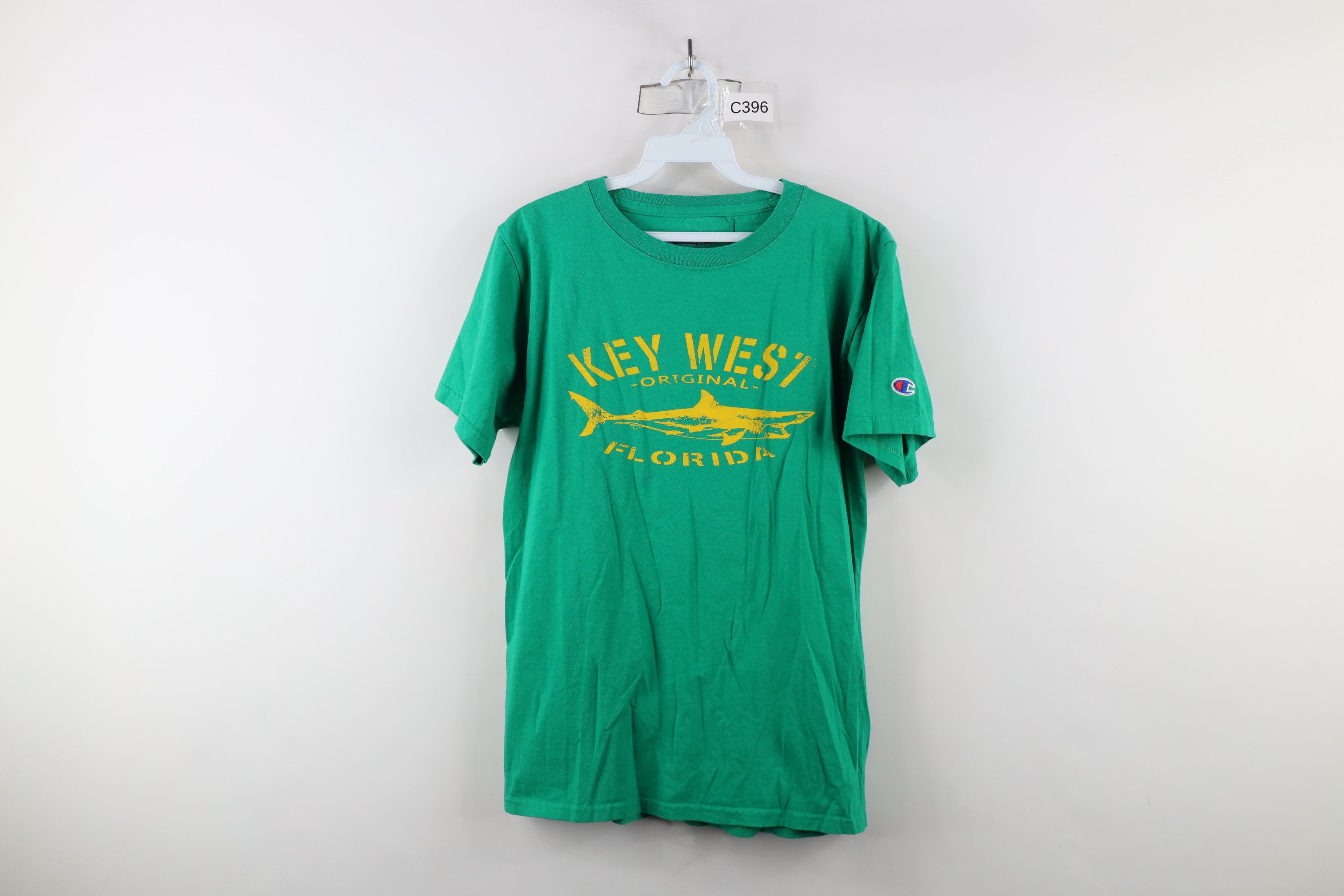 Champion × Vintage Vintage Champion Spell Out Shark Key West Florida T-Shirt Size US M / EU 48-50 / 2 - 1 Thumbnail