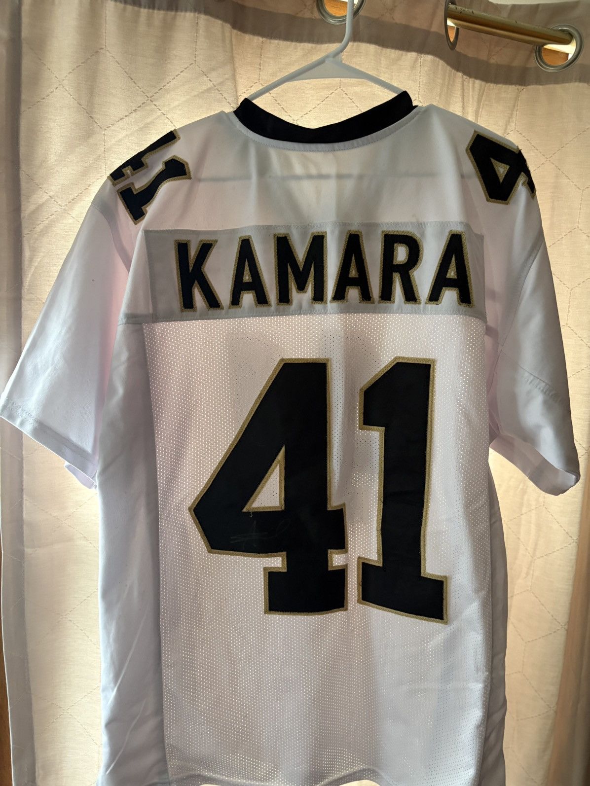 NFL Signed Alvin Kamara Saints Jersey Size US XL / EU 56 / 4 - 9 Thumbnail