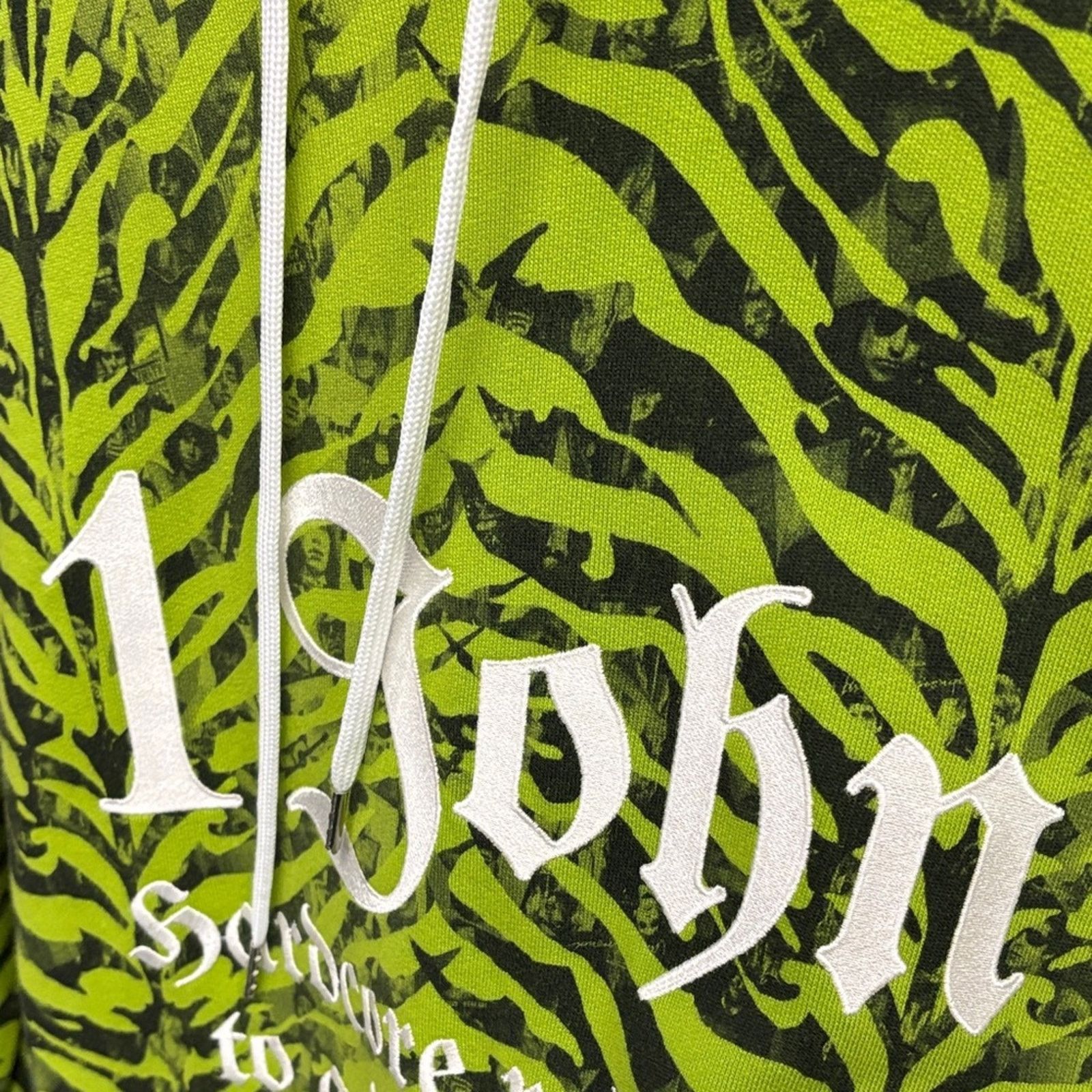 John Richmond NWT John Richmond Neon Green Zebra Sweater unisex Size S Size S / US 4 / IT 40 - 7 Thumbnail