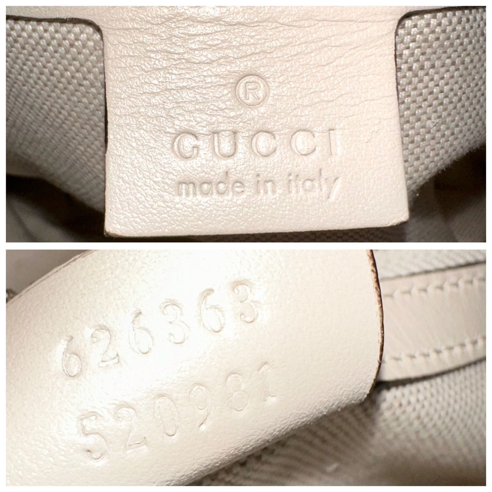 Gucci Gucci Ivory GG Embossed Shoulder Bag Size ONE SIZE - 8 Thumbnail