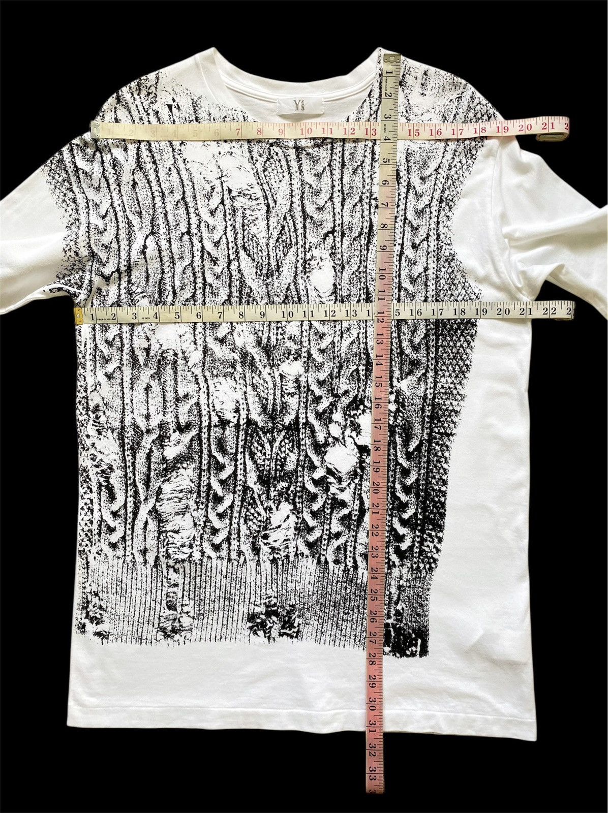 Y's Y’s Yohji Yamamoto SS09 Cable Knit Trompe L’Oeil Long Sleeve Size US M / EU 48-50 / 2 - 5 Thumbnail
