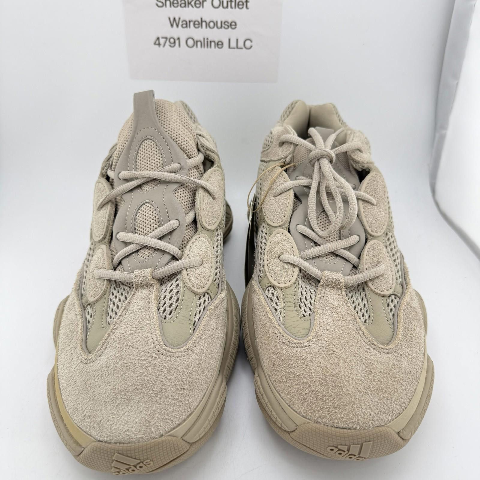 Adidas og Adidas Yeezy 500 Light Taupe US 13 New GX3605 Size US 13 / EU 46 - 3 Thumbnail