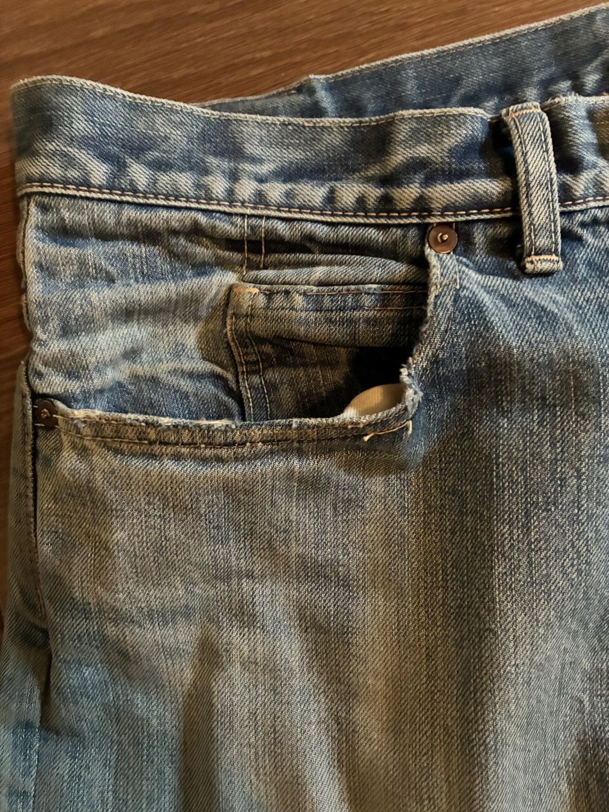 Kapital Kapital “fuzzy selvedge” denim Size US 36 / EU 52 - 2 Thumbnail