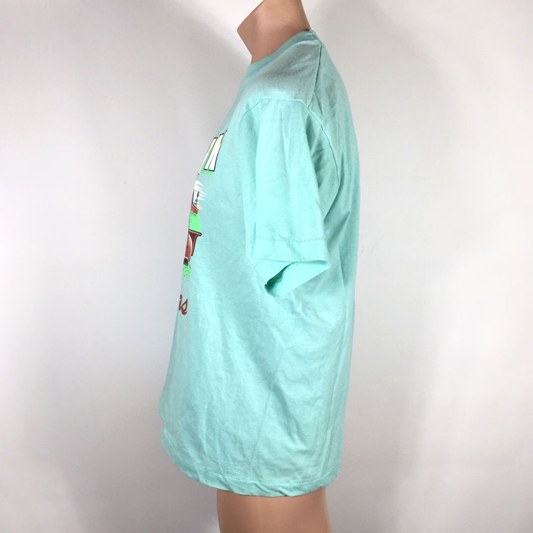Vintage VTG 90s USA Cruzin' Arkansas Classic Truck Car Vacation T-Shirt Screen Stars Men L Green Graphic Tee Crew Neck Short Sleeve Vintage Modern Fit Shirt Size US L / EU 52-54 / 3 - 6 Thumbnail